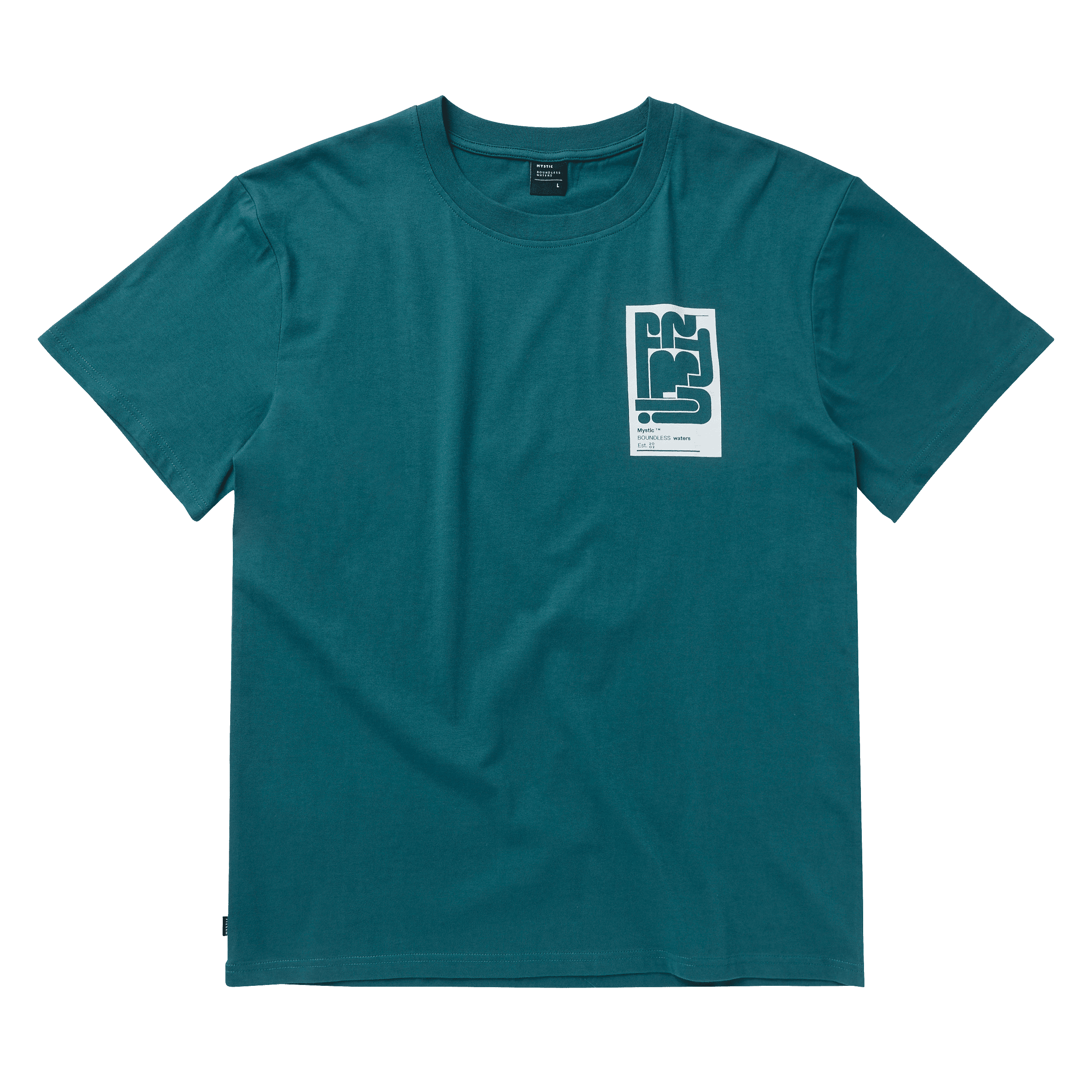 Mystic Boundless Tee t-shirt coton sarcelle