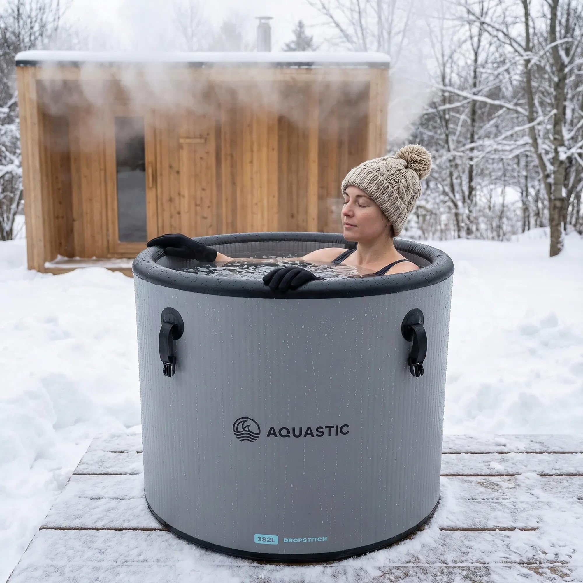 AQUASTIC BrrFree bain de glace gonflable 382 L