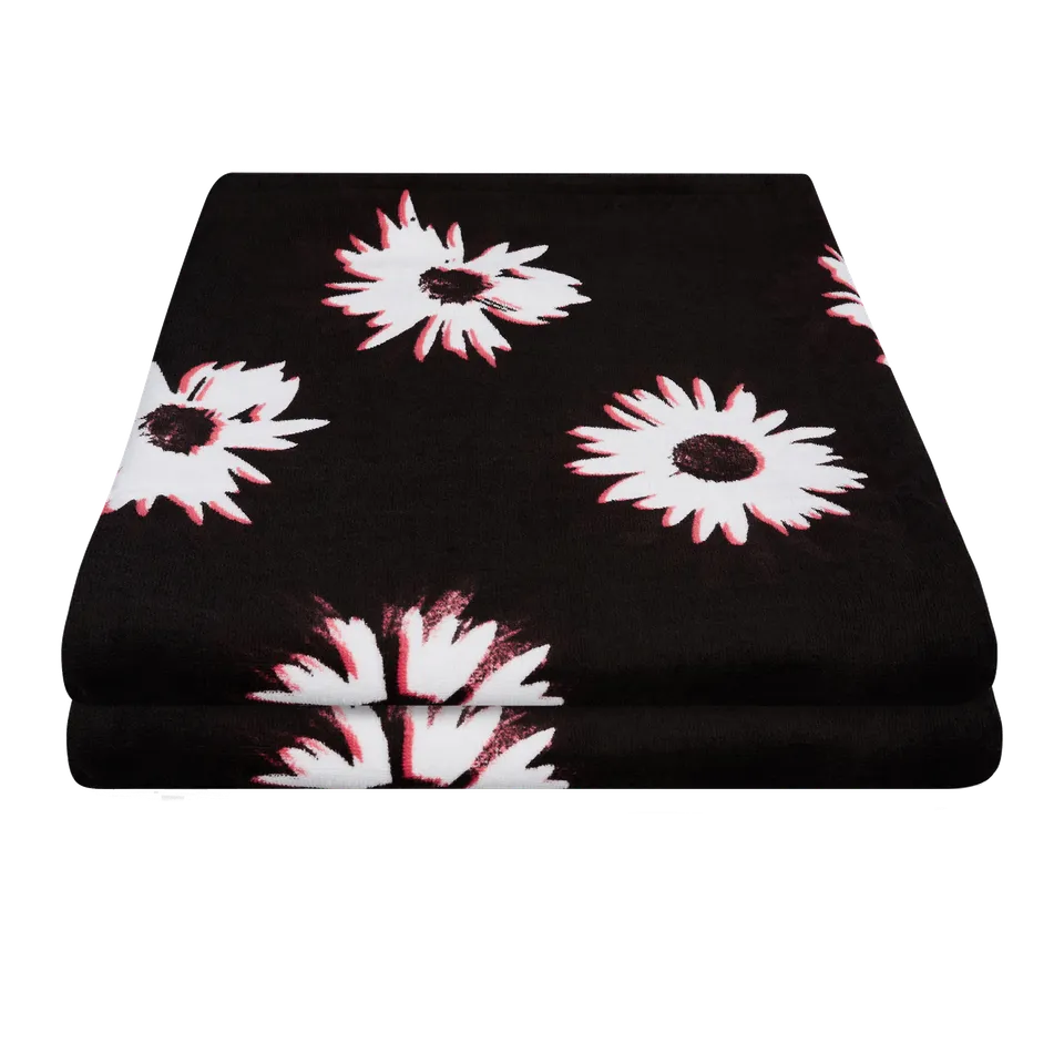 Mystic Towel Quickdry serviette noir blanc