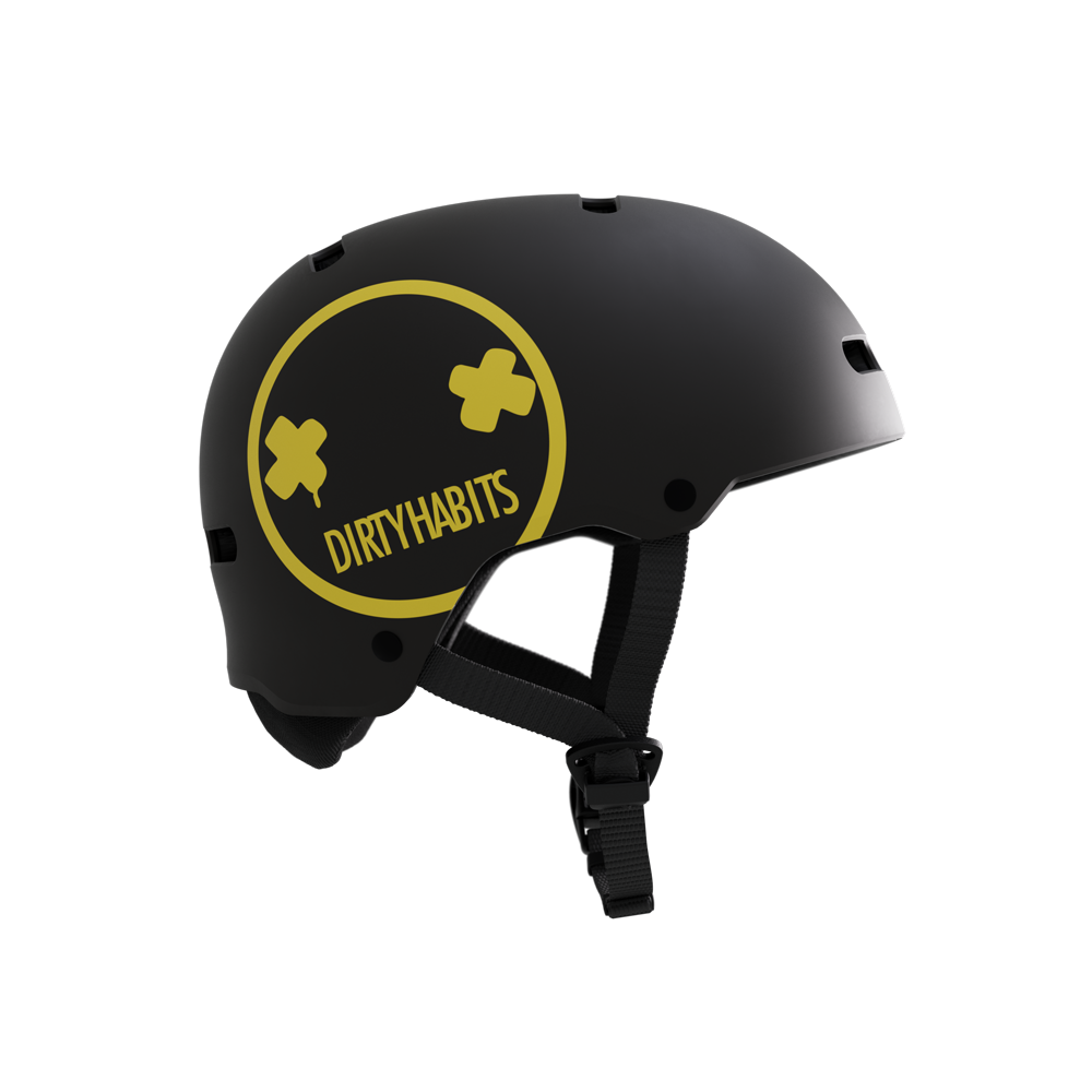 Mystic Vandal Pro Casque Dirty Habits Noir Jaune