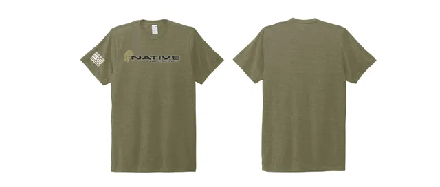 Native Watercraft t-shirt olive XXL peche recyclé