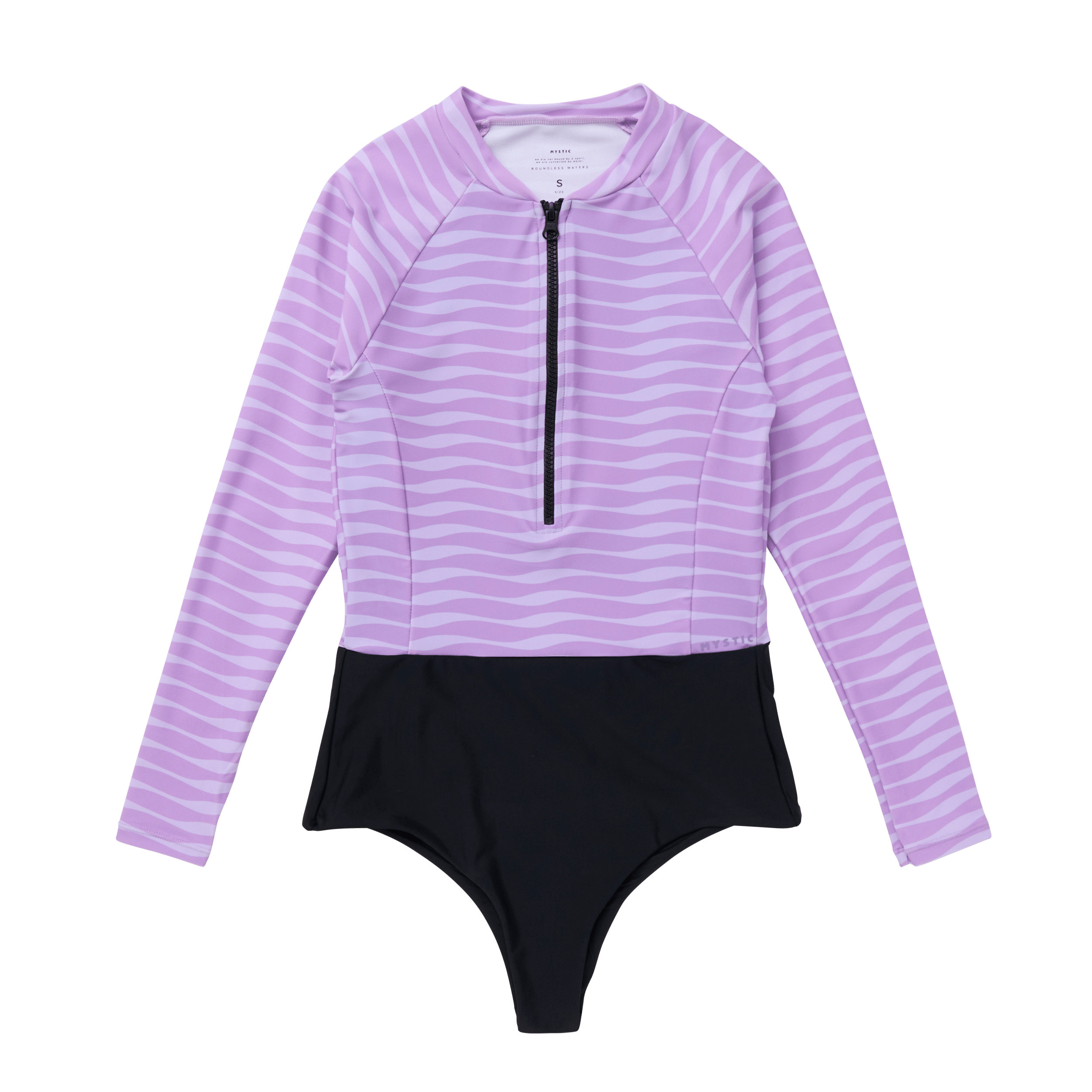 Mystic Jayde L/S Maillot Surf 1 Pièce Femme Noir UPF50