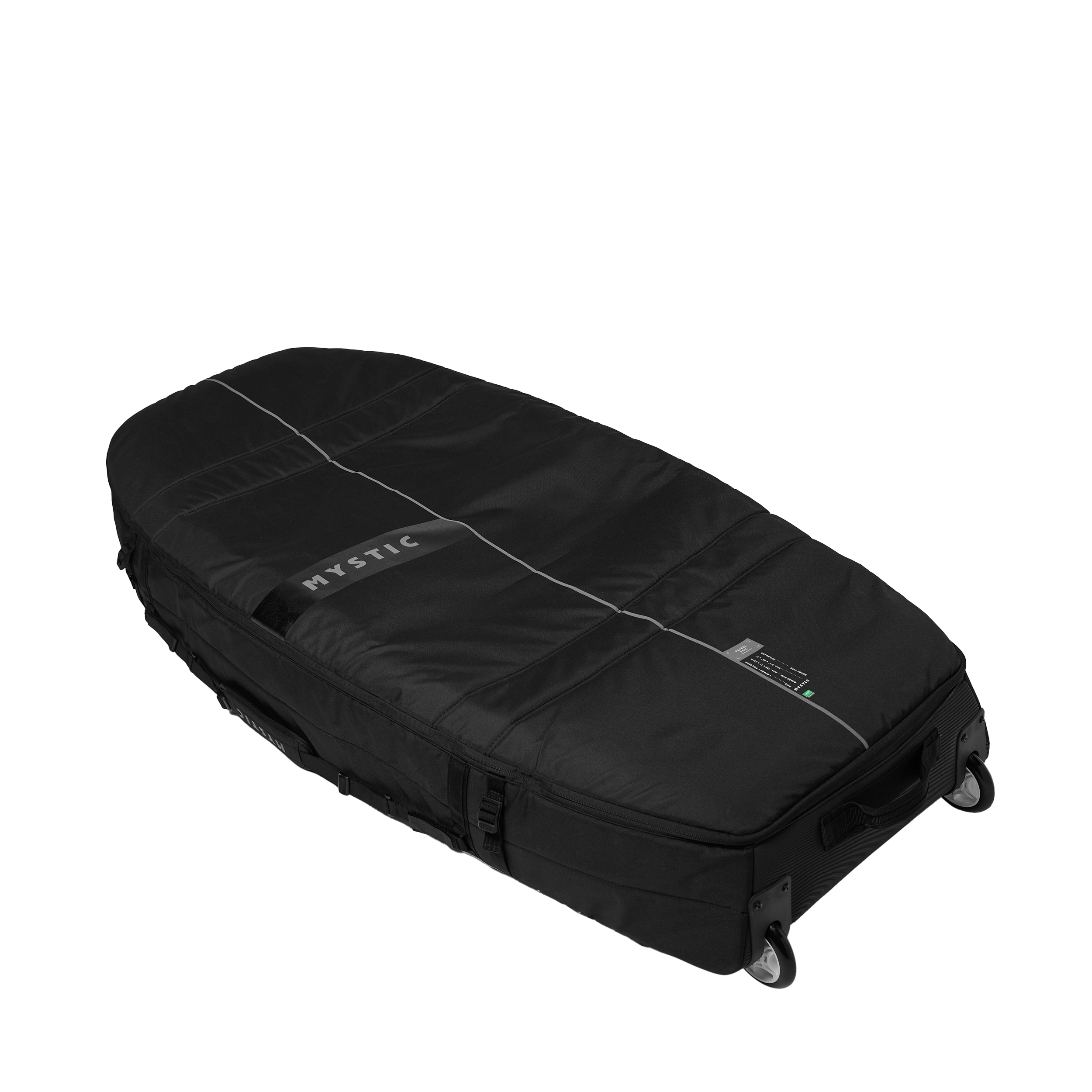 Mystic Patrol Foil Boardbag Wheeled housse 5.1ft noir grand volume