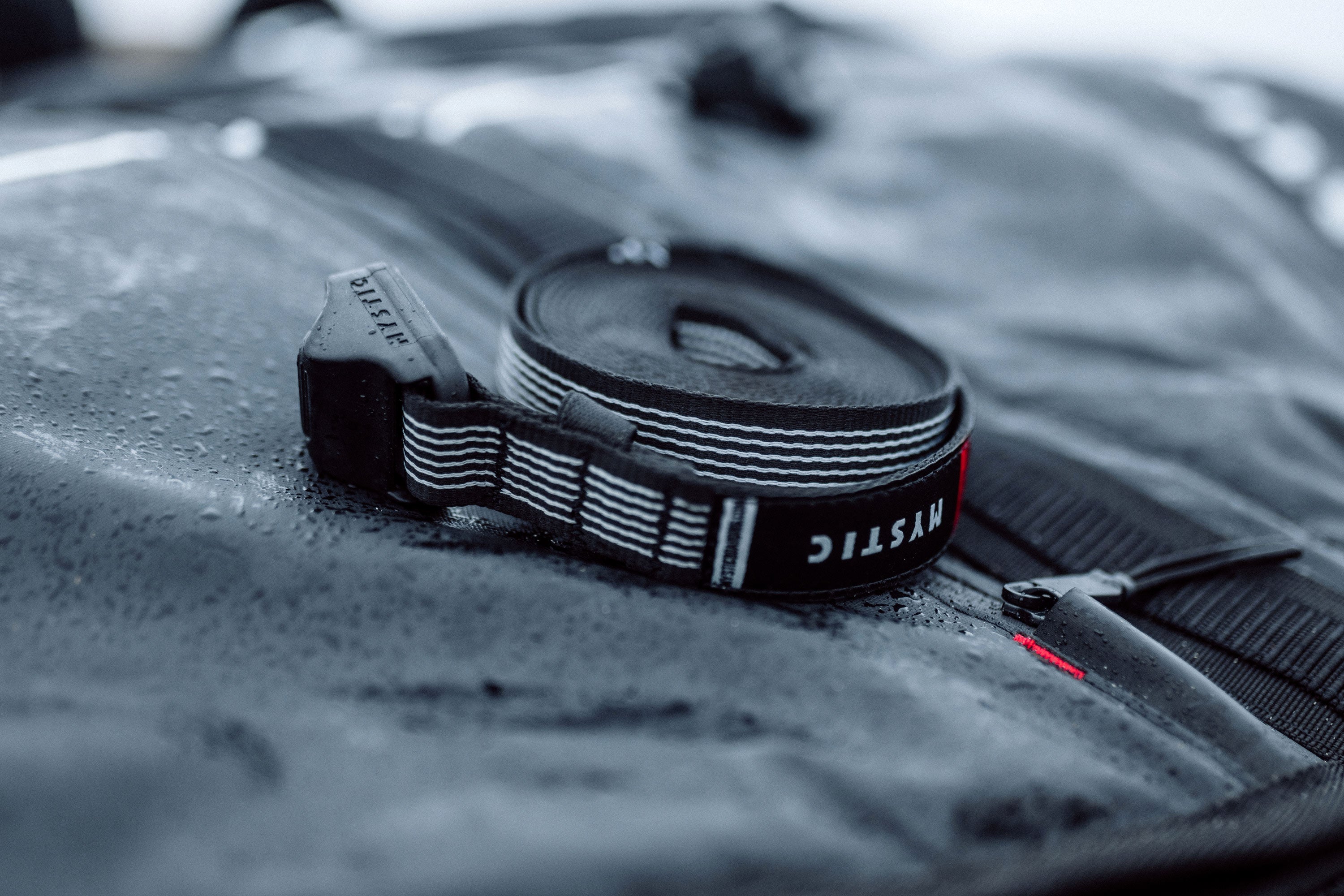 Mystic Rackstrap Set sangles galerie toit noir 2 pièces