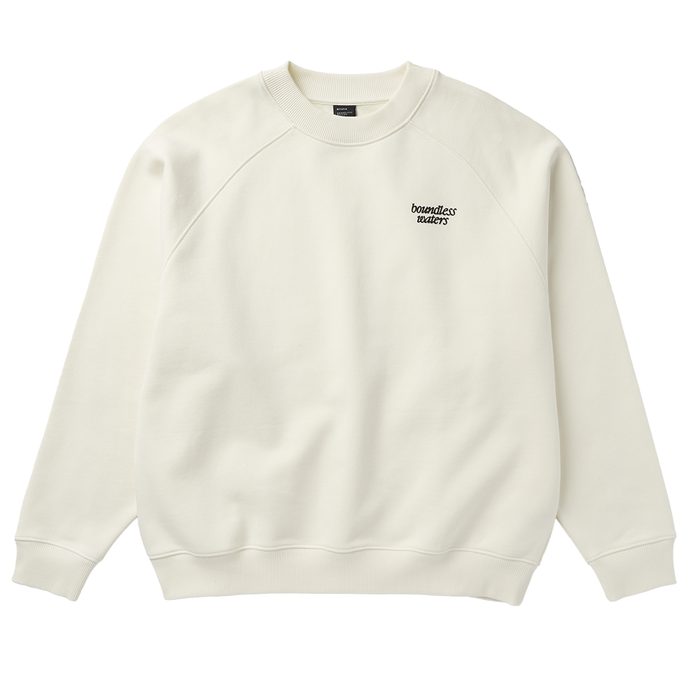 Mystic Enroute Crew sweat M noir molleton épais