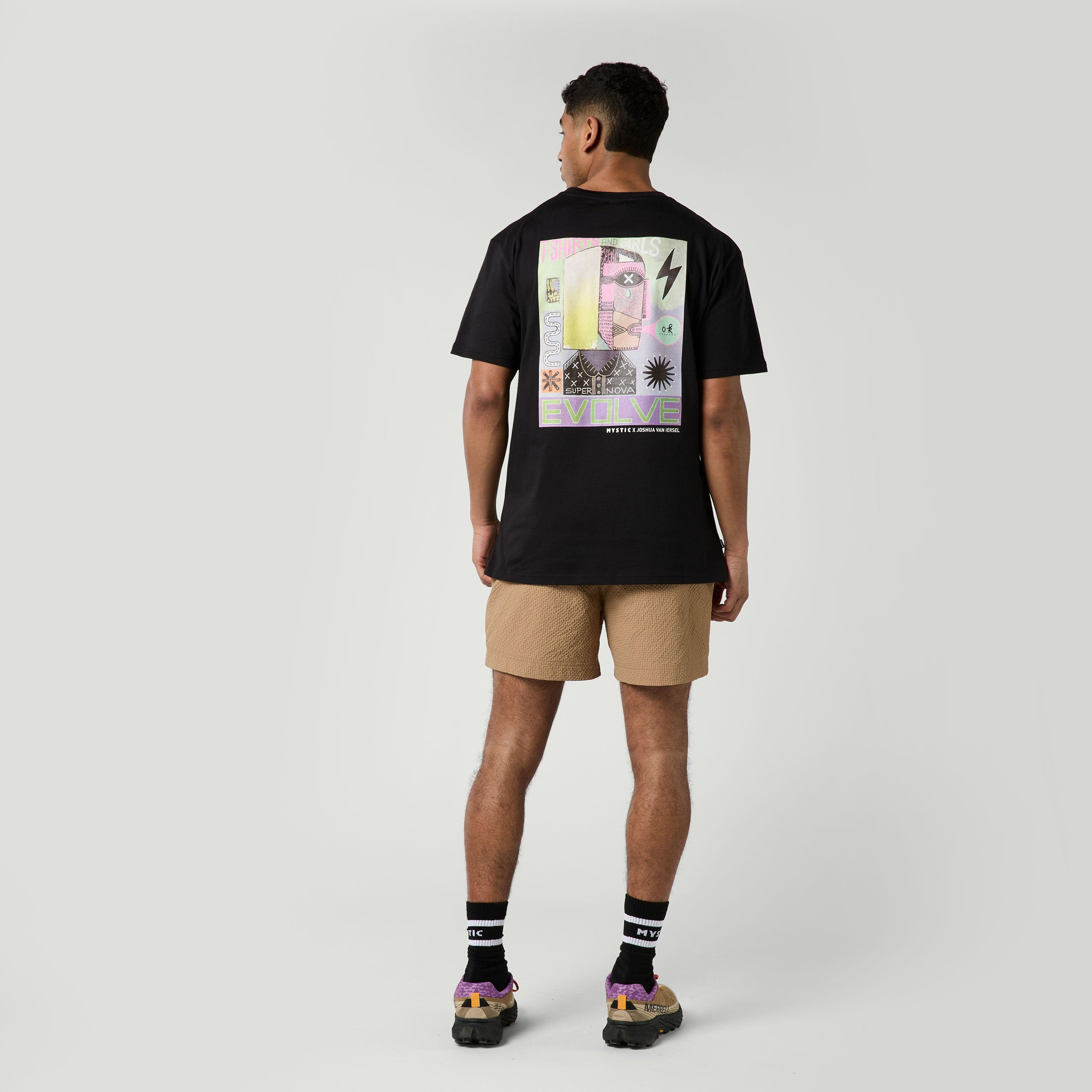 Mystic Groove Tee t-shirt noir coton