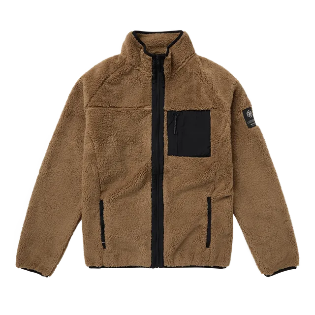 Mystic DTS Teddy sweat zippé noir chaud technique