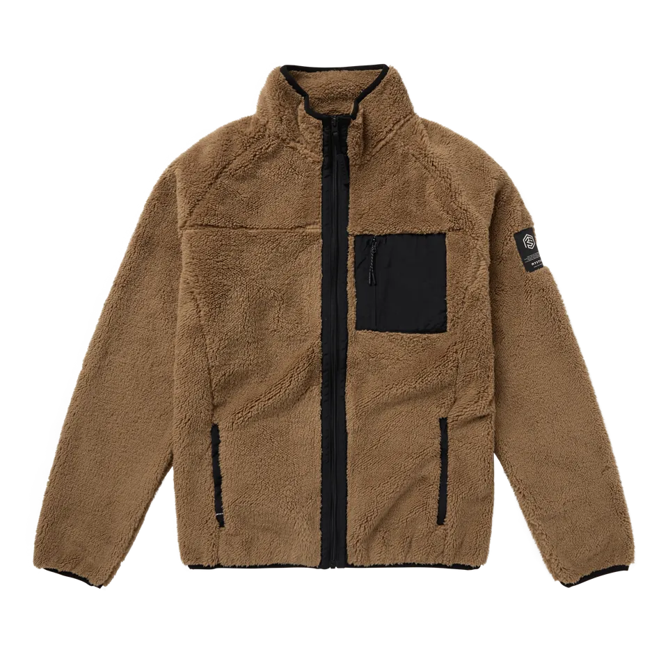Mystic DTS Teddy sweat zippé noir chaud technique