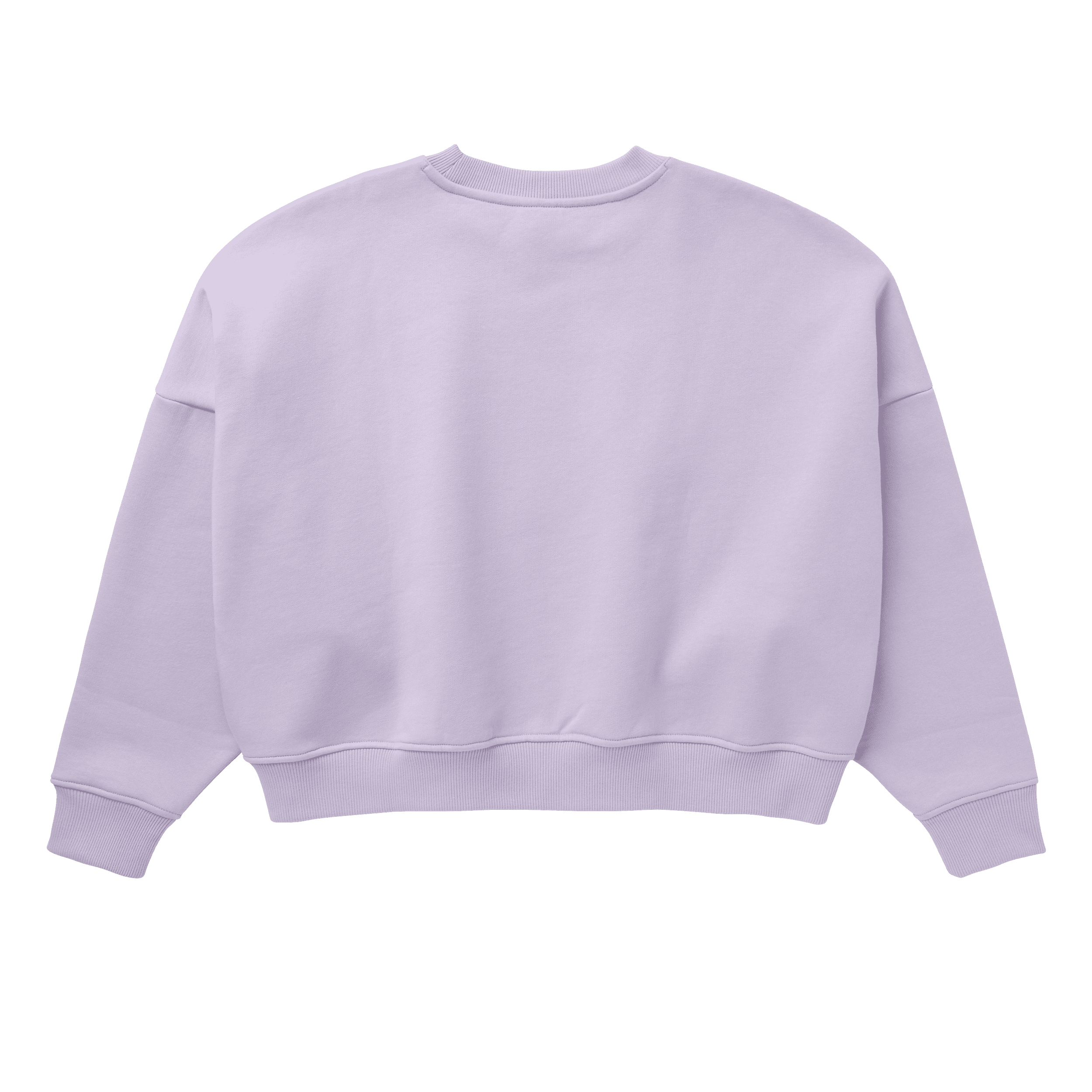Mystic Dropped Shoulder Crew sweat femme lilas