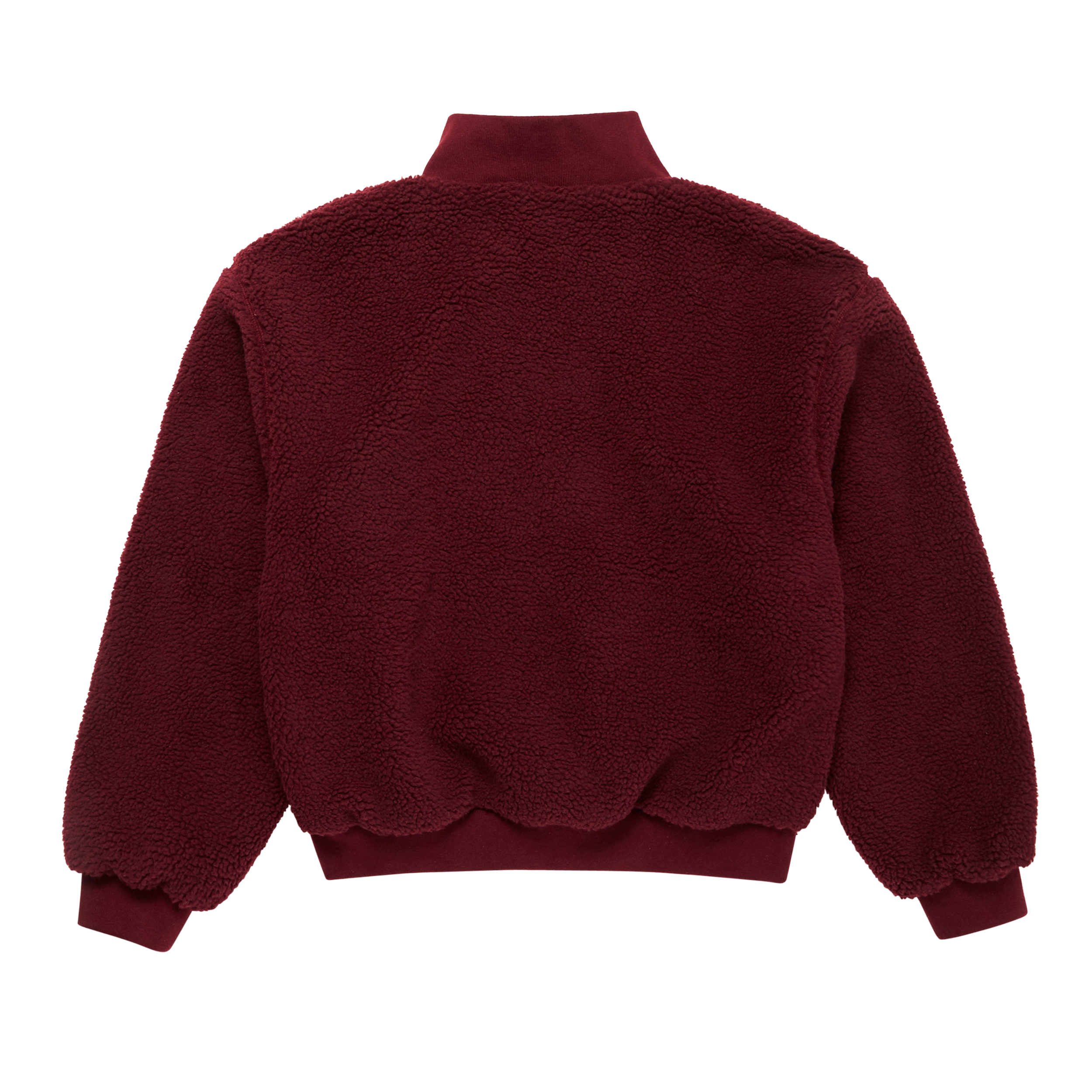 Mystic Teddy Zip Up Sweat femme rouge bordeaux L polaire