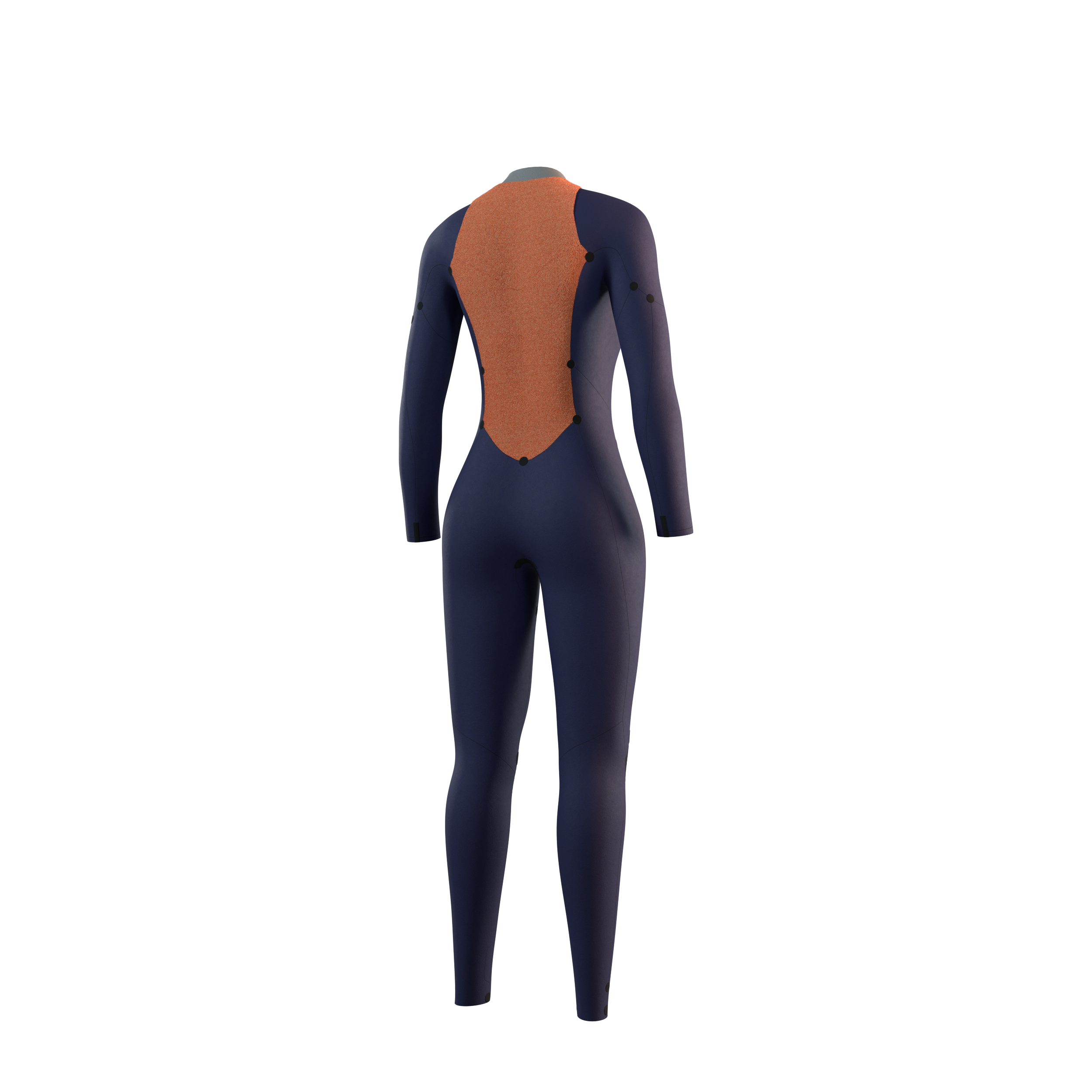 Mystic Star Fullsuit combinaison 4/3mm femme noir back-zip