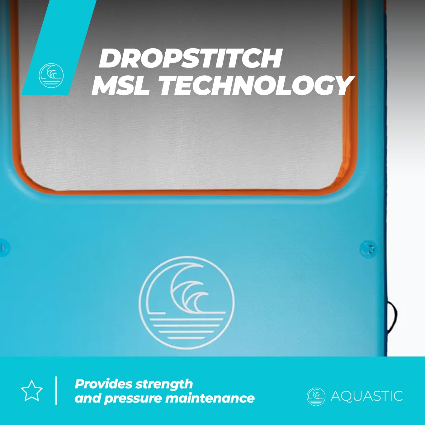 AQUASTIC Tiwi 15'6 Plateforme Gonflable Mer 477x210 cm 265 kg