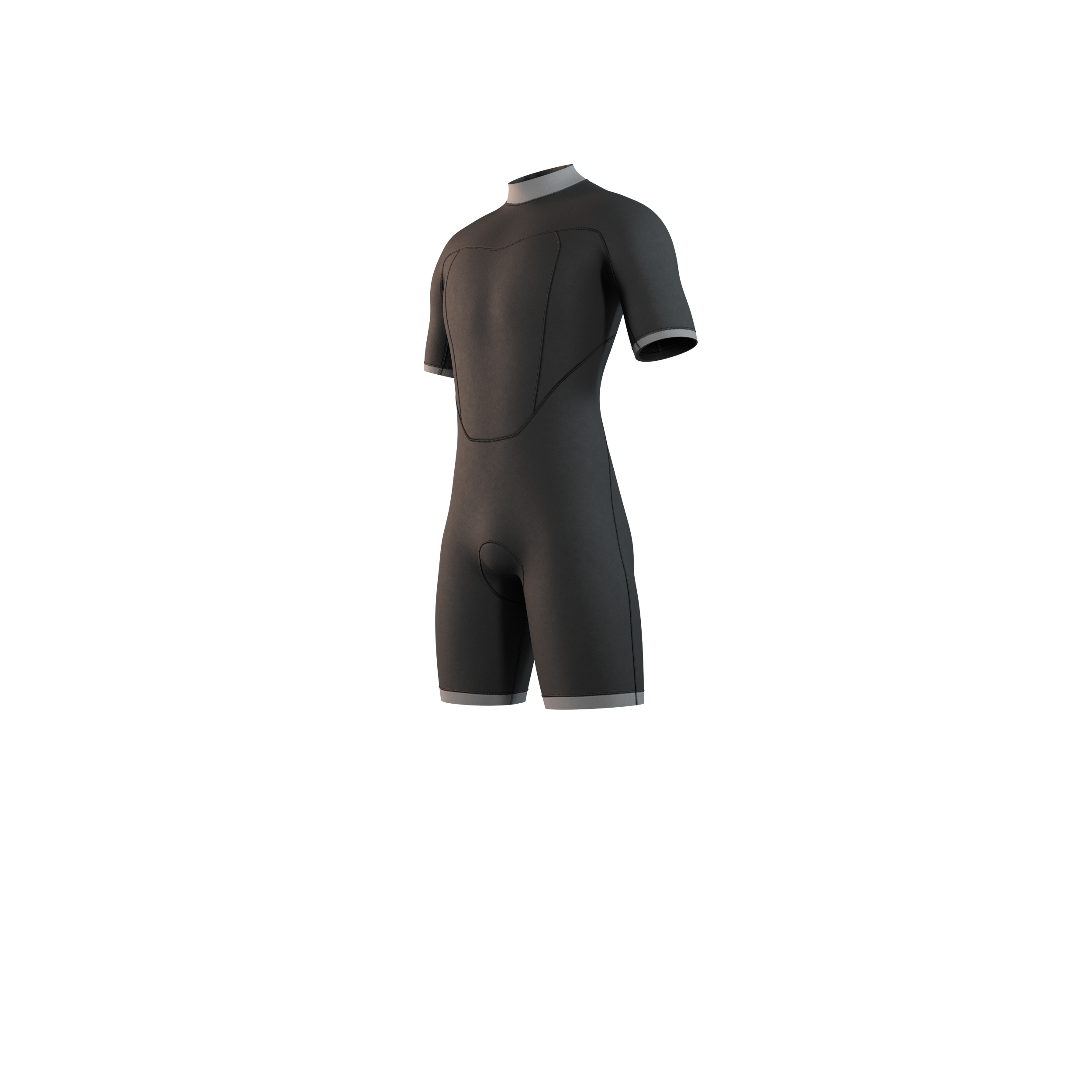 Mystic Brand Shorty 3/2mm Bzip Combinaison Shorty Noir