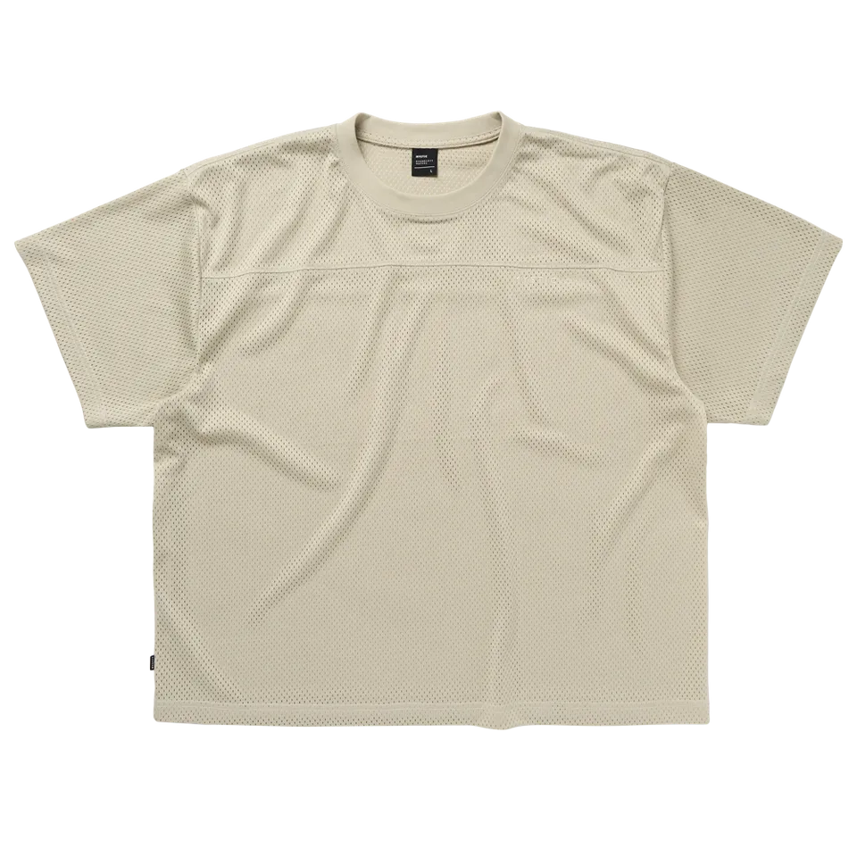 Mystic Relay Tee Sand t-shirt mesh respirant