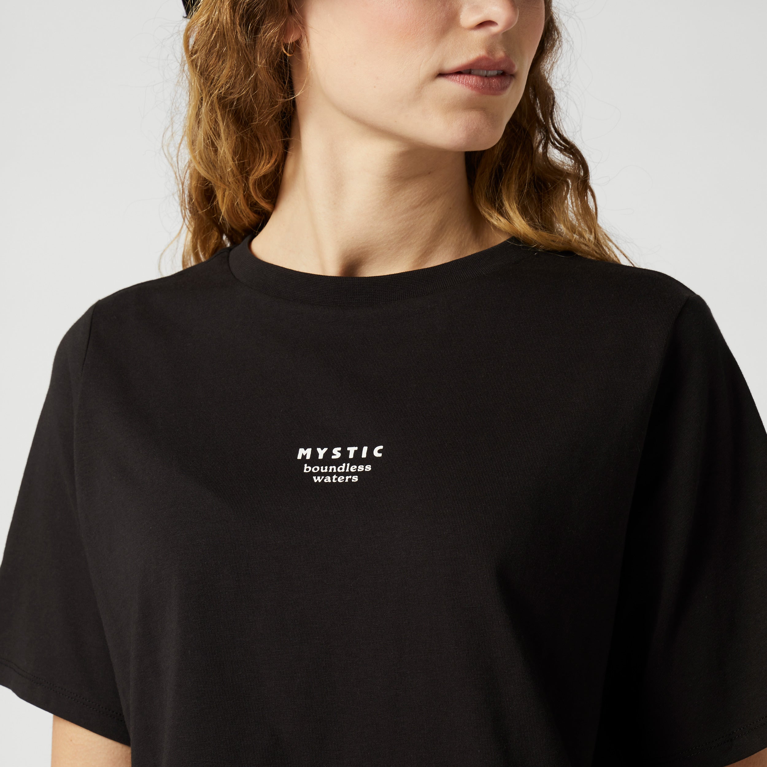 Mystic Holocene Tee t-shirt femme noir 100% coton