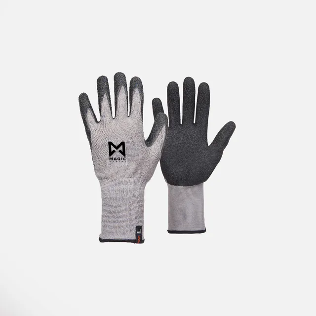 Magic Marine Sticky gants voile gris foncé grip nitrile