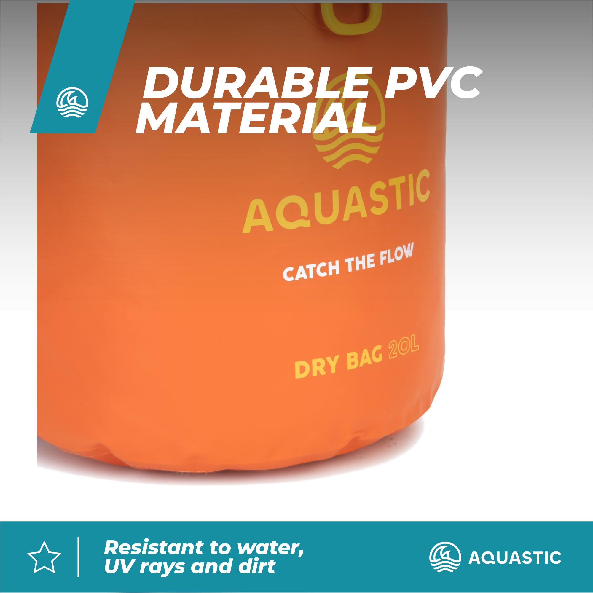AQUASTIC Sac Étanche 20 L PVC 500D roll-top
