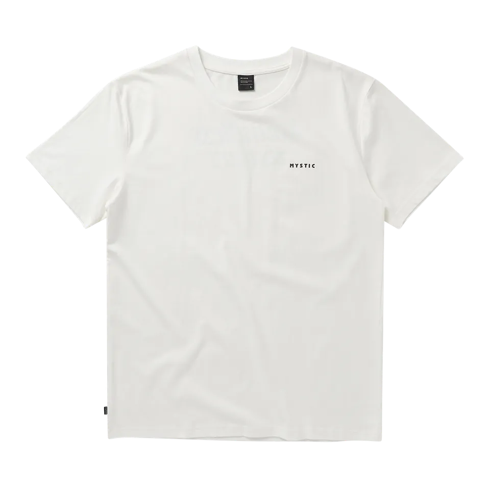Mystic Enroute T-shirt Blanc Cassé Coupe Oversize