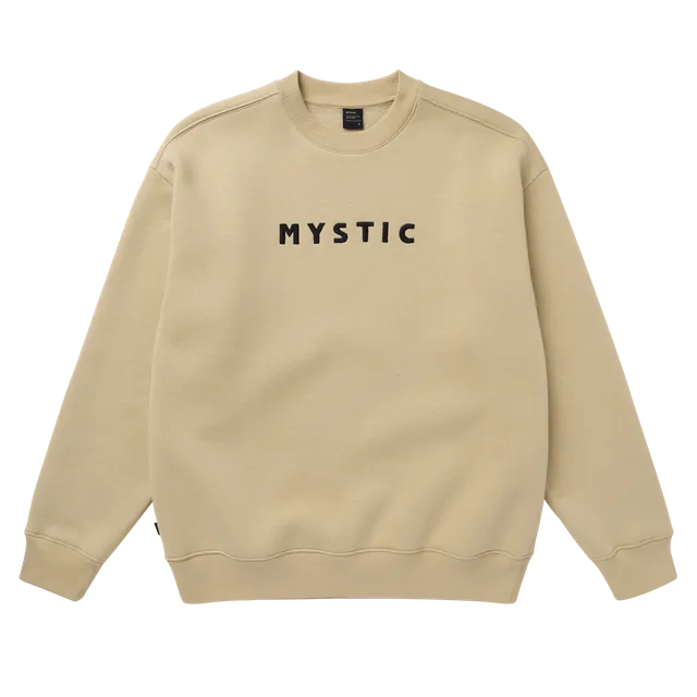 Mystic Brand Crew sweat coton col rond brodé mixte