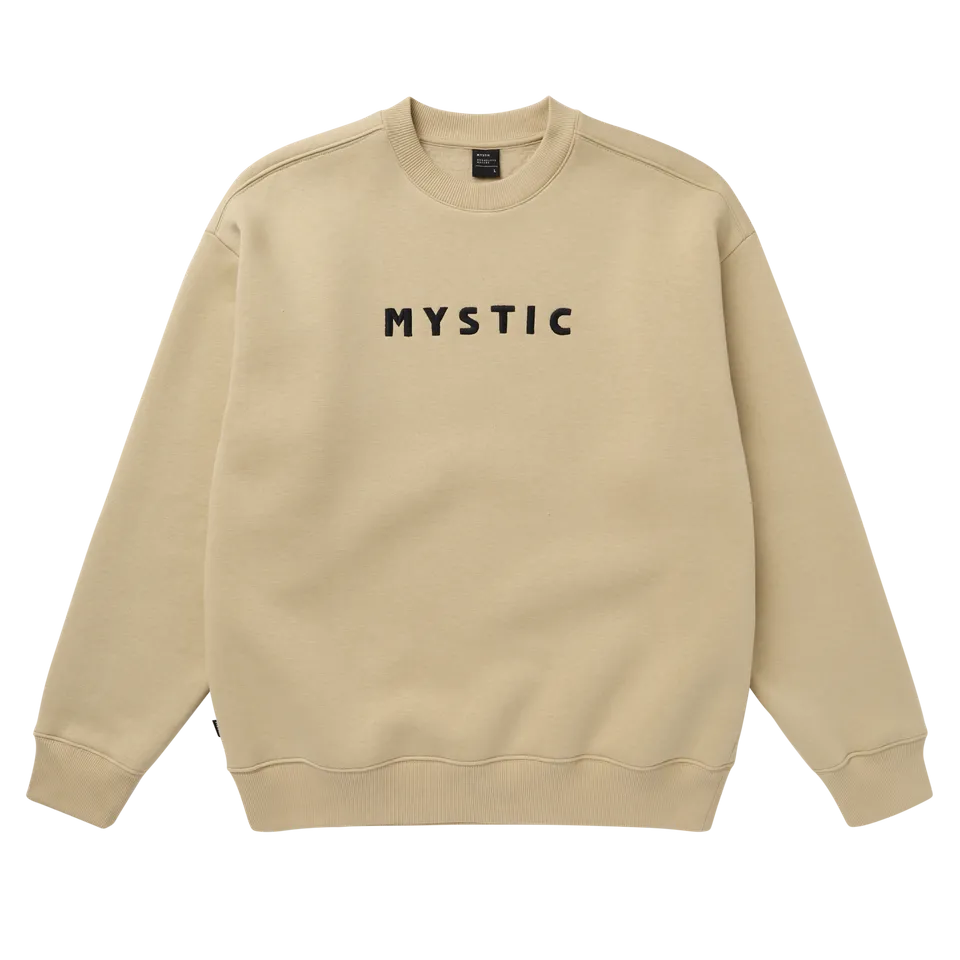 Mystic Brand Crew sweat coton col rond brodé mixte