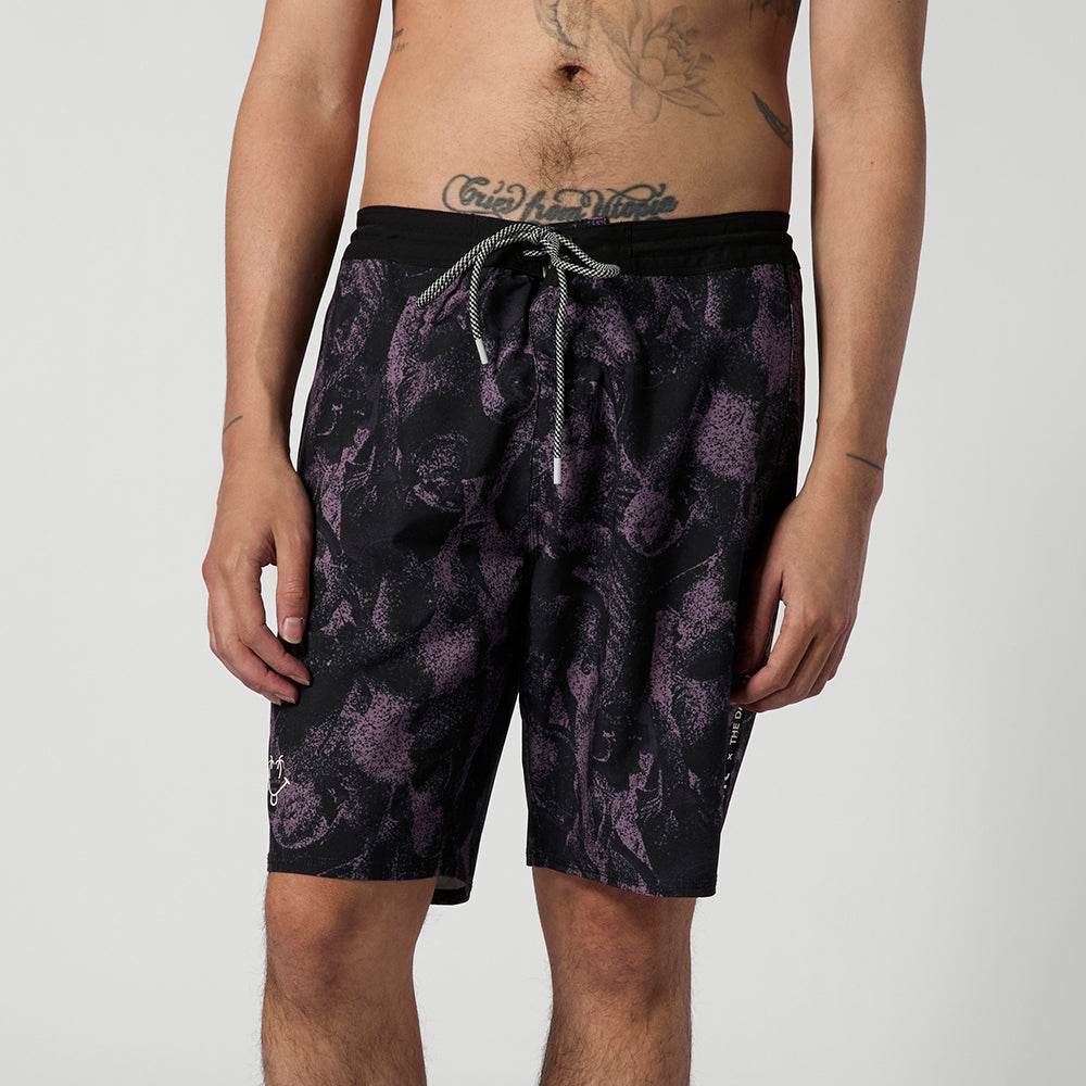 Mystic The Daily Living boardshort Rosewood stretch 4 directions