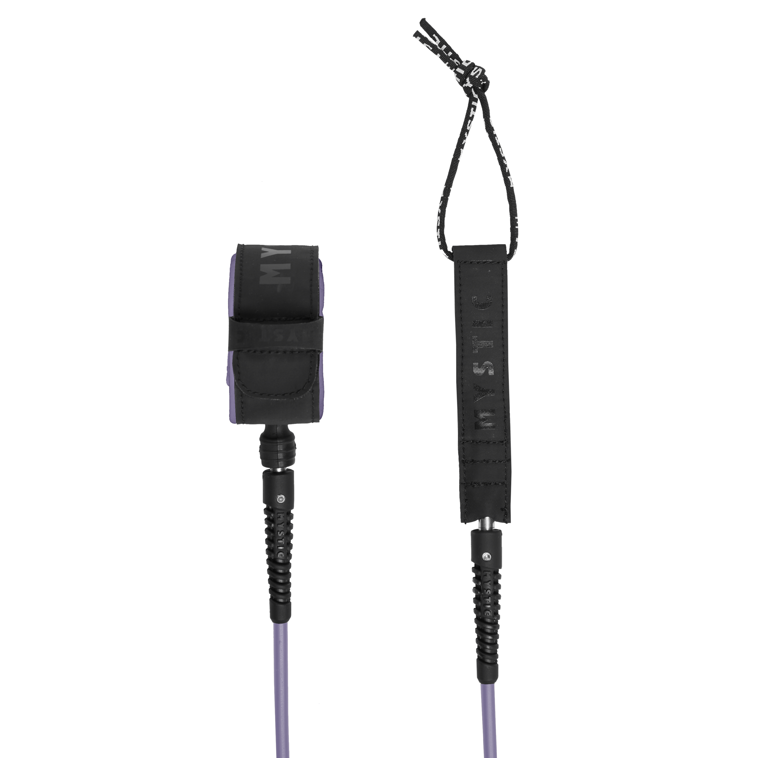 Mystic Surf leash surf 6ft noir cordon anti-nœuds
