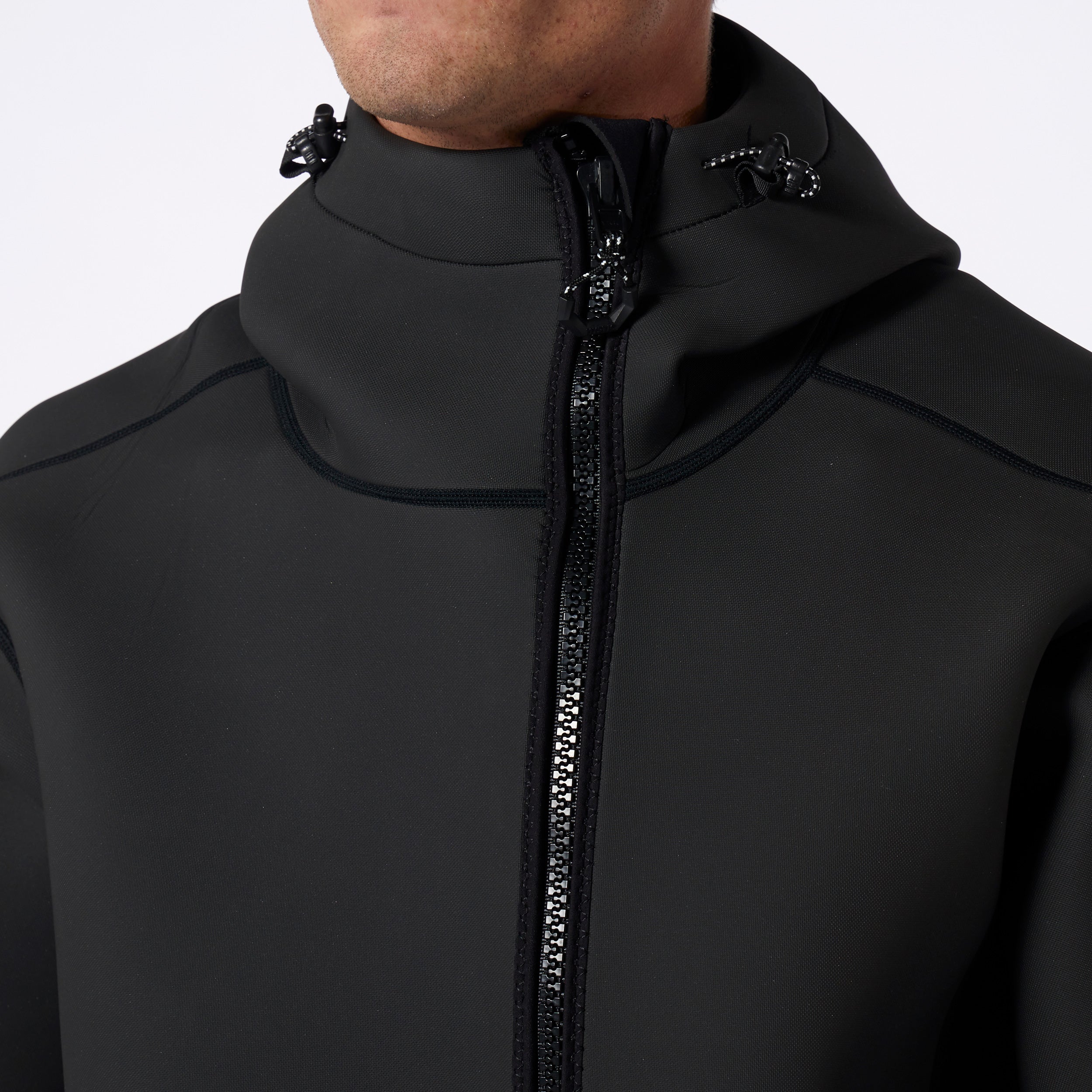 Mystic Battle 3/2mm veste néoprène homme noir coupe-vent