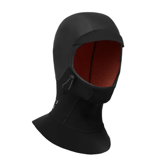 Mystic Roam Hood Long 3mm cagoule surf noir
