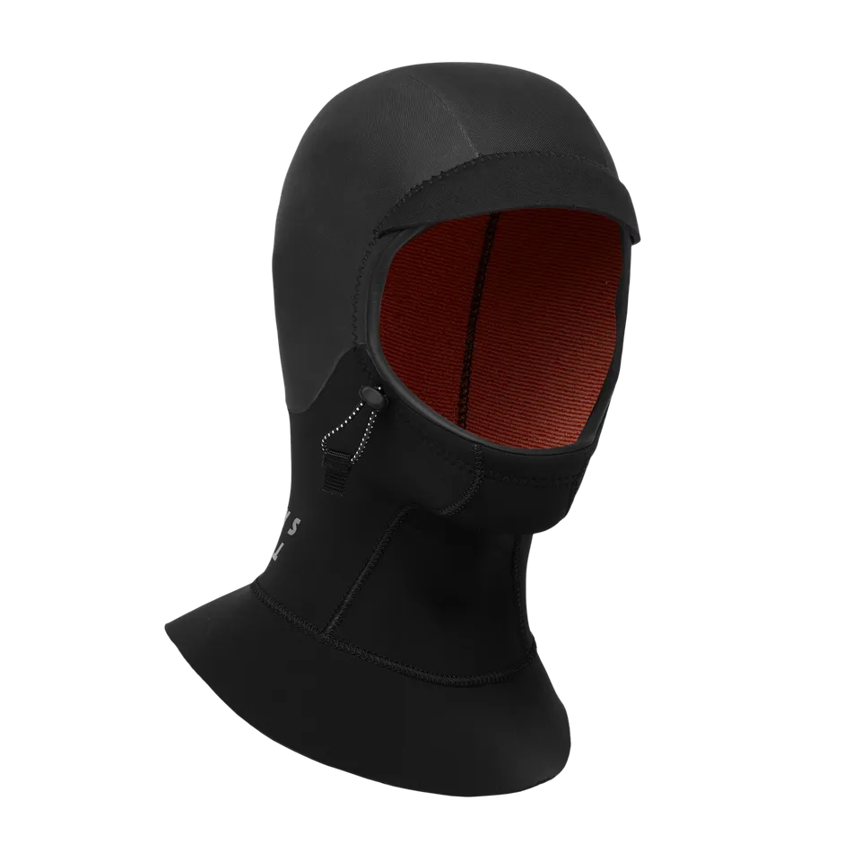 Mystic Roam Hood Long 3mm cagoule surf noir