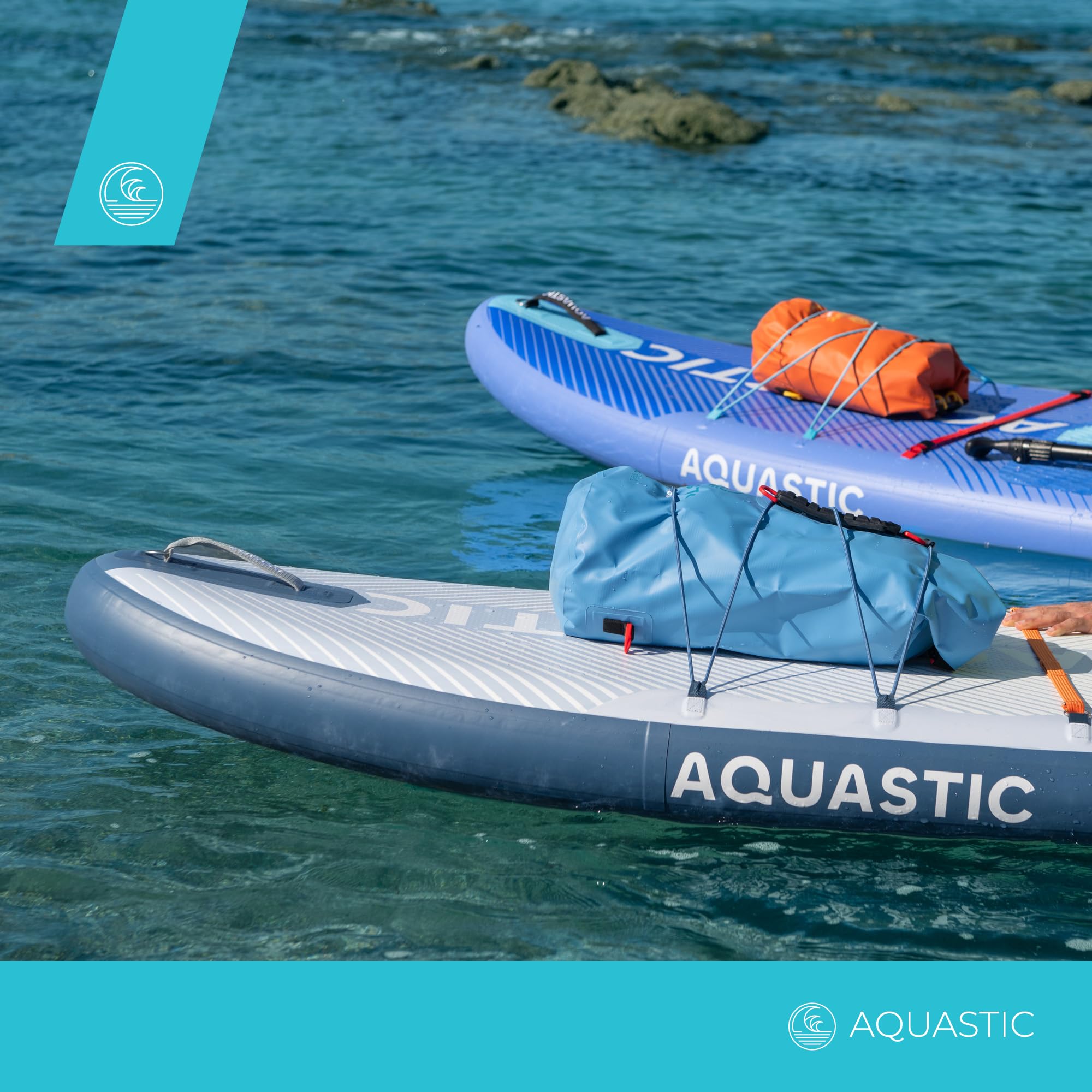 AQUASTIC Sac Étanche 20 L PVC 500D à bretelles