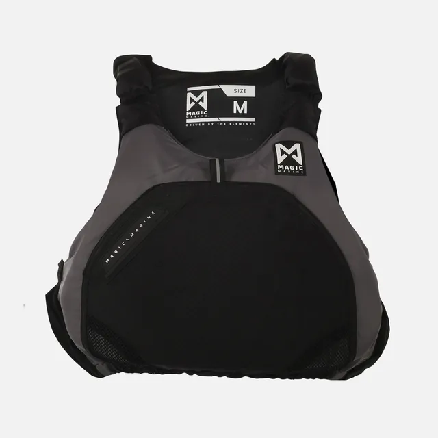 Magic Marine Wave Zipfree gilet de flottaison gris foncé coupe haute