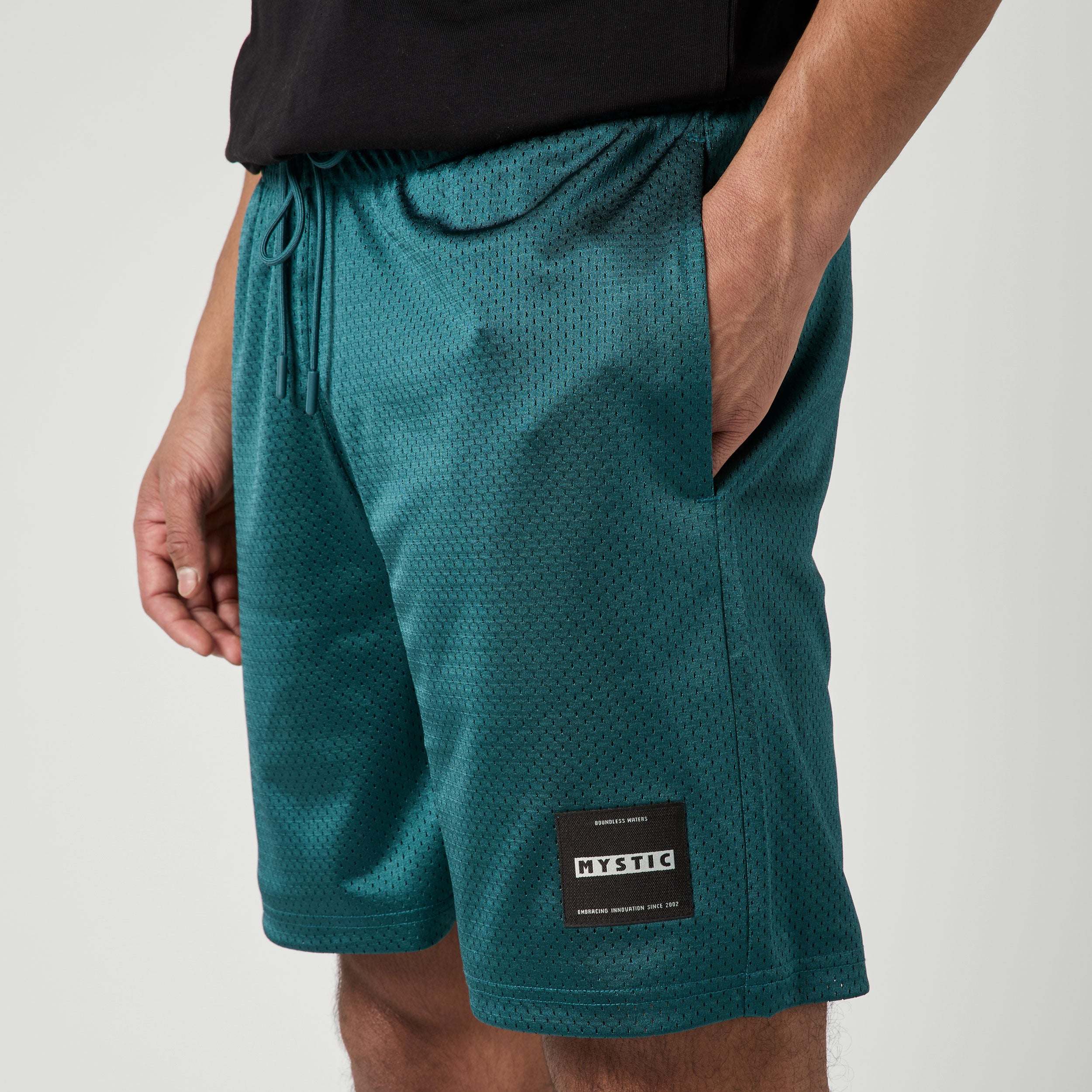 Mystic Leap short sport homme teal mesh léger
