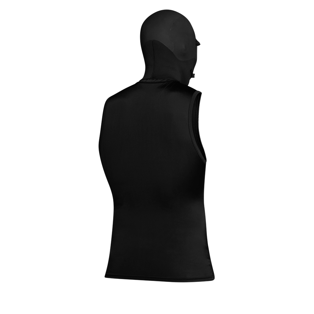 Mystic Star Rash Top with Hood lycra capuche noir M