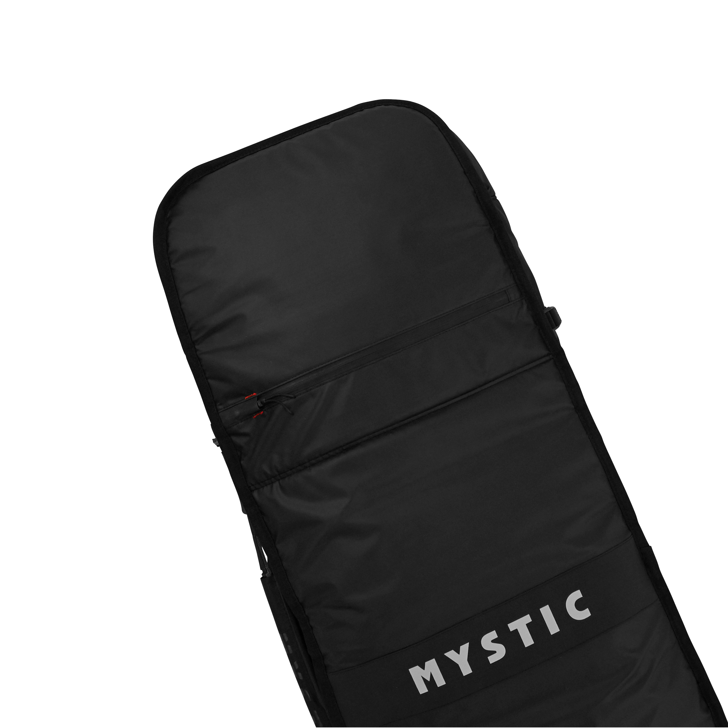 Mystic Saga housse boardbag noir roulettes protection