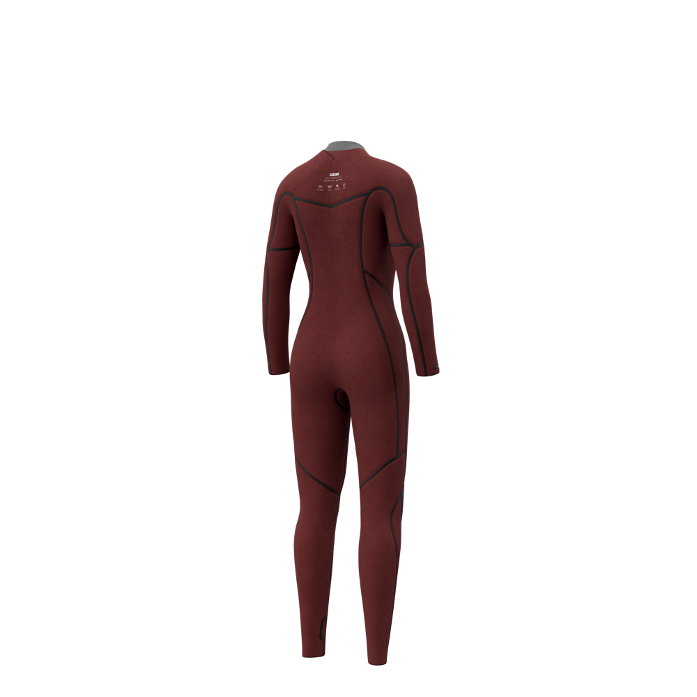 Mystic Jayde Fullsuit 4/3mm Double Fzip combinaison femme noire