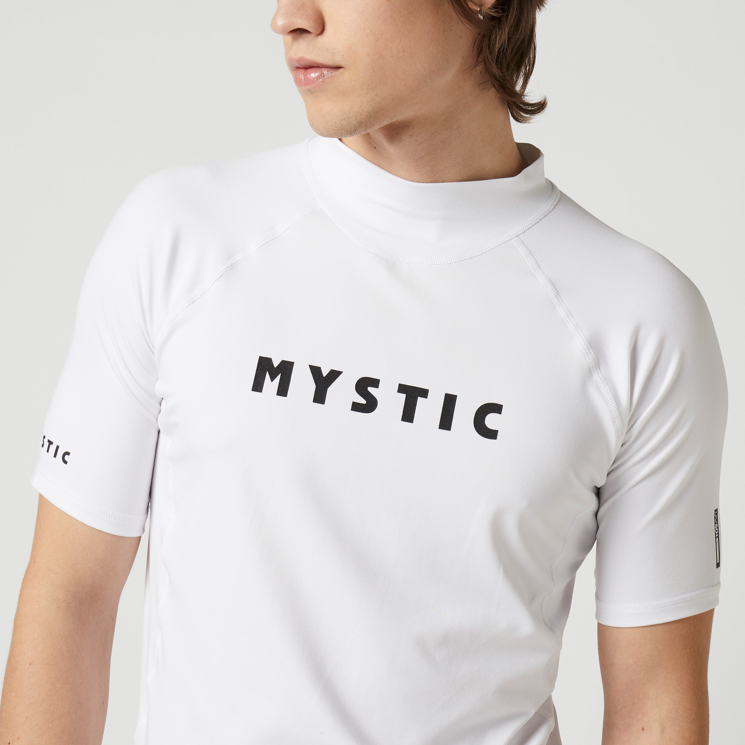 Mystic Star S/S Rashvest lycra homme blanc