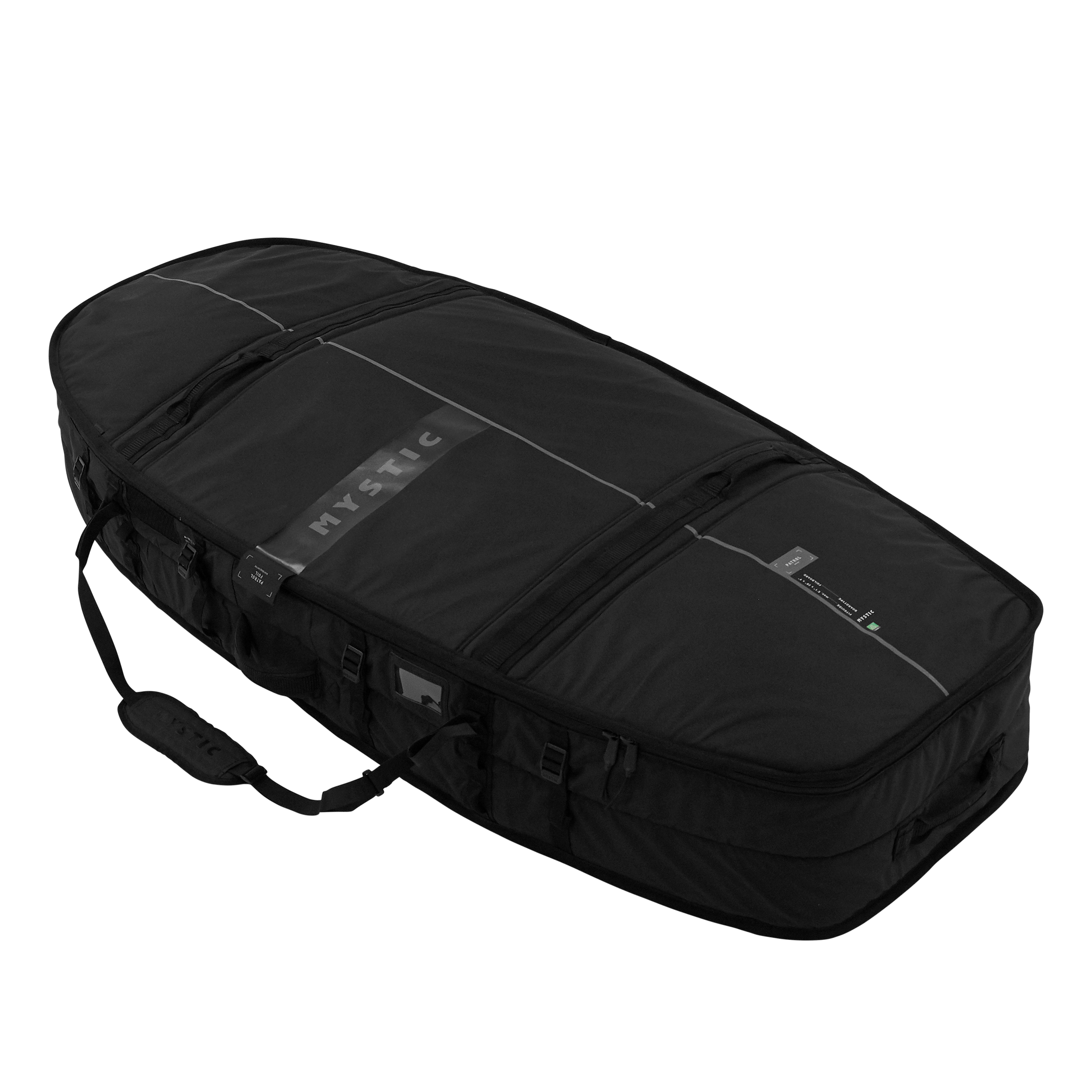 Mystic Patrol Boardbag Foil housse foil noir 5.6ft