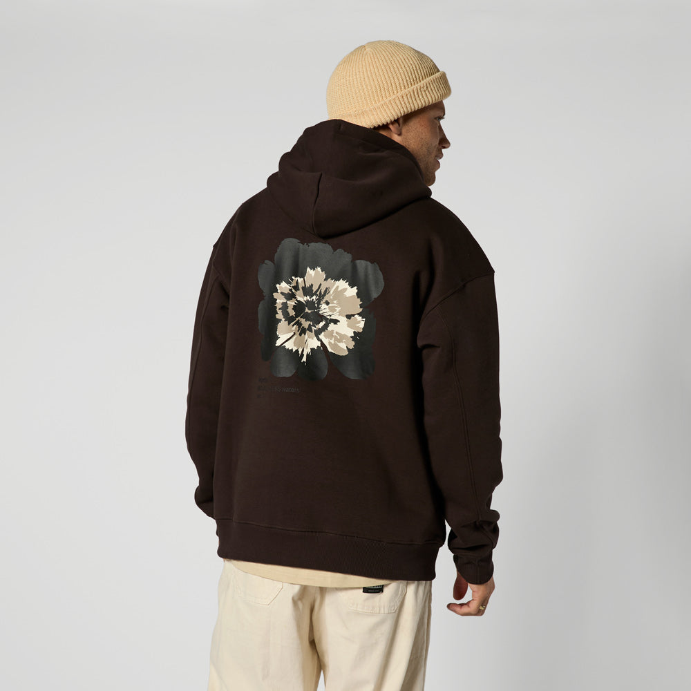 Mystic Heartsease Hood Sweat à capuche kaki pâle XL molleton