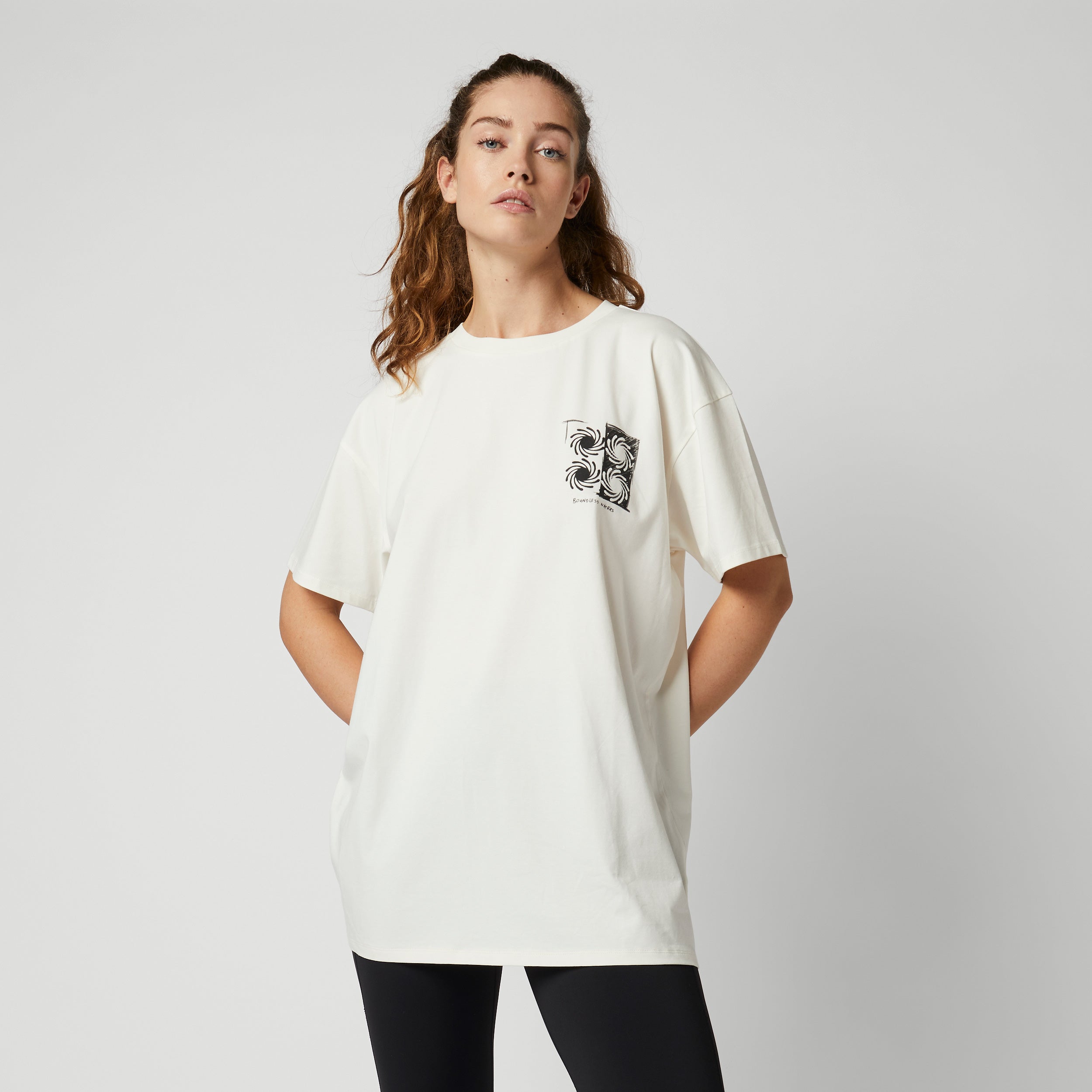 Mystic Reform Dress Tee t-shirt robe femme noir coton stretch