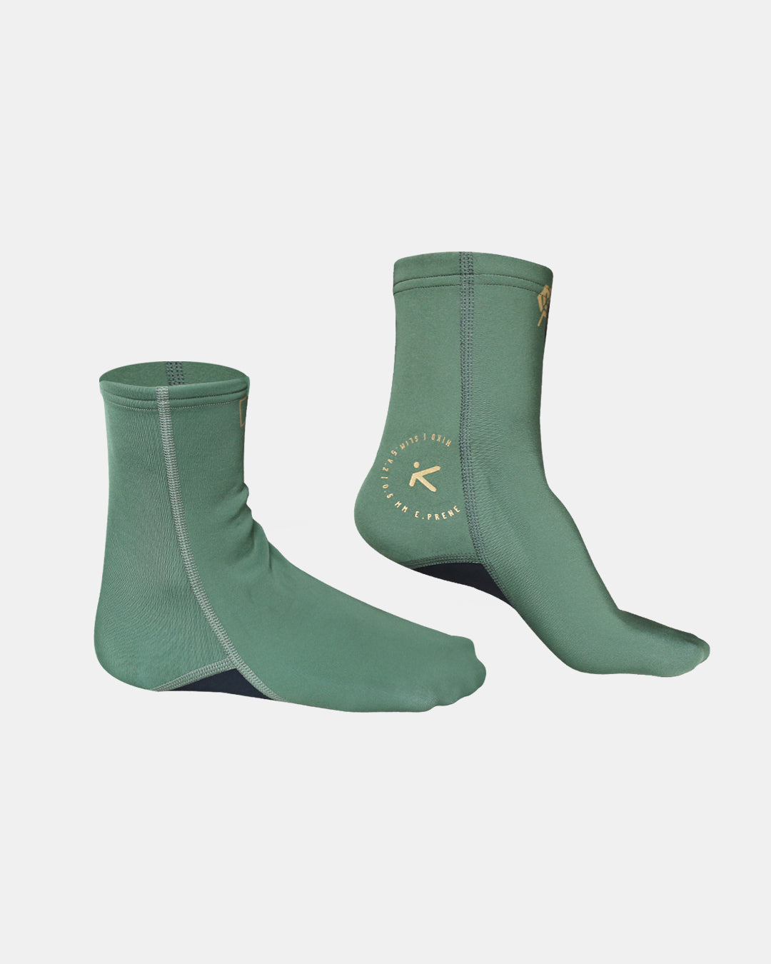 Hiko Slim 0.5 chaussettes néoprène olive fines