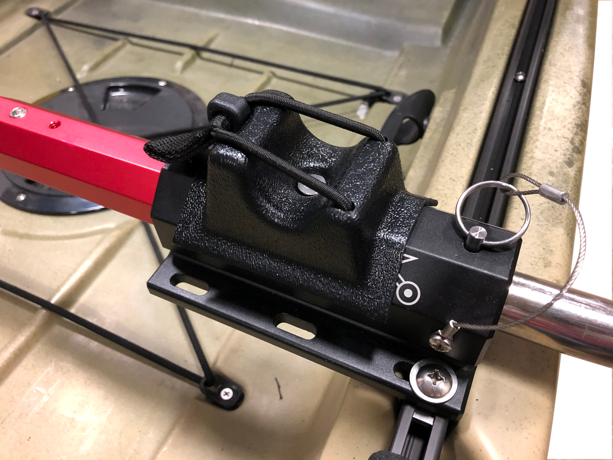 Native Watercraft Sidekick support canne simple double