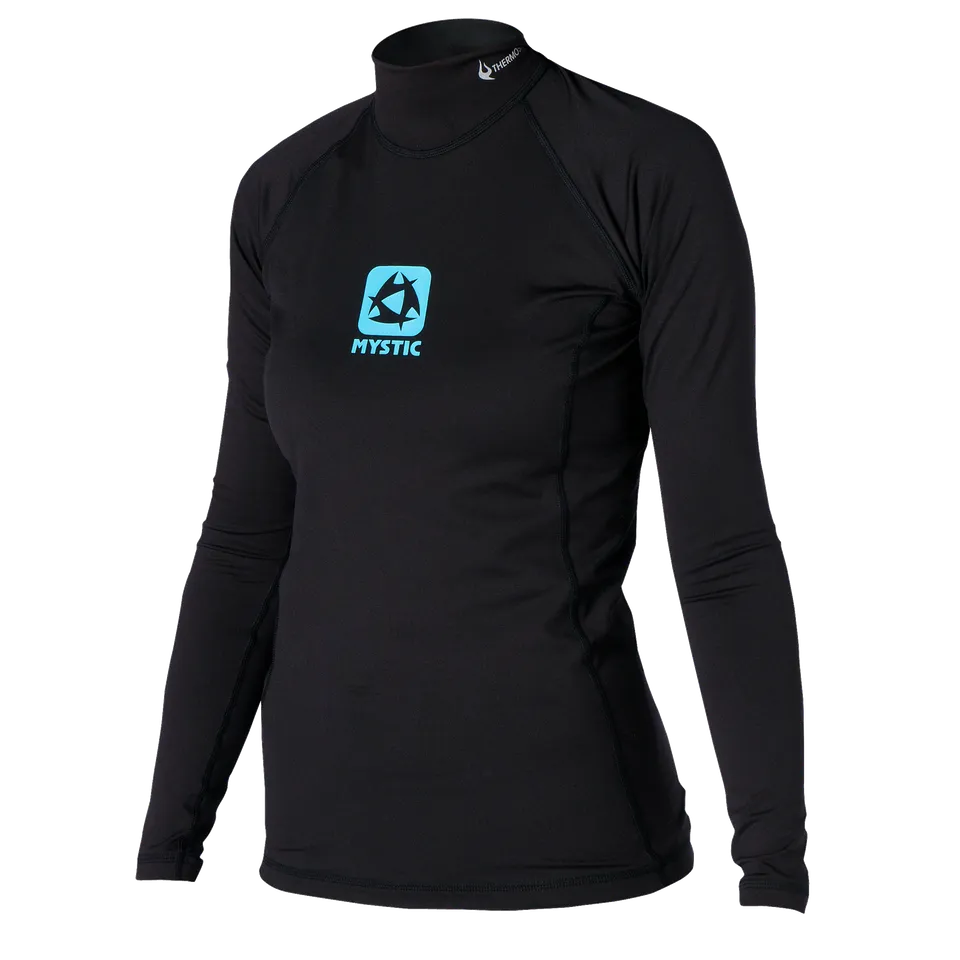 Mystic Bipoly L/S lycra femme noir polaire