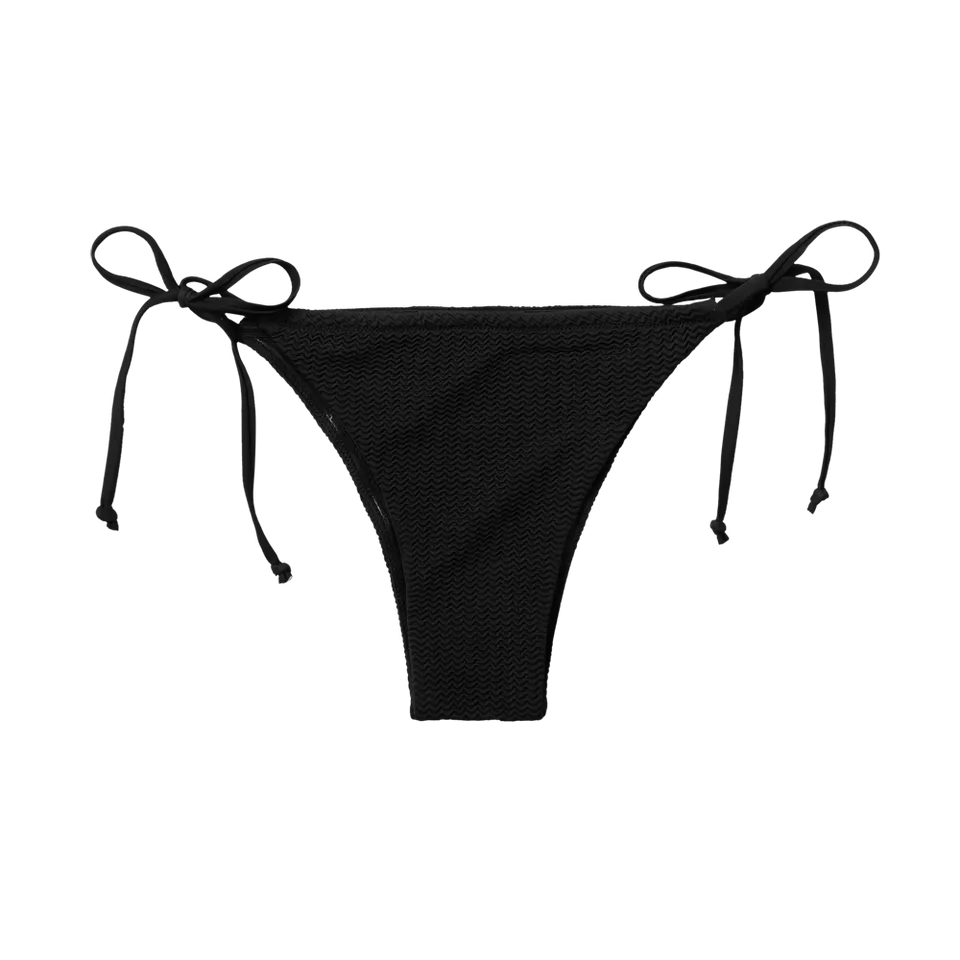 Mystic Amber bas de bikini femme noué Iris Blue