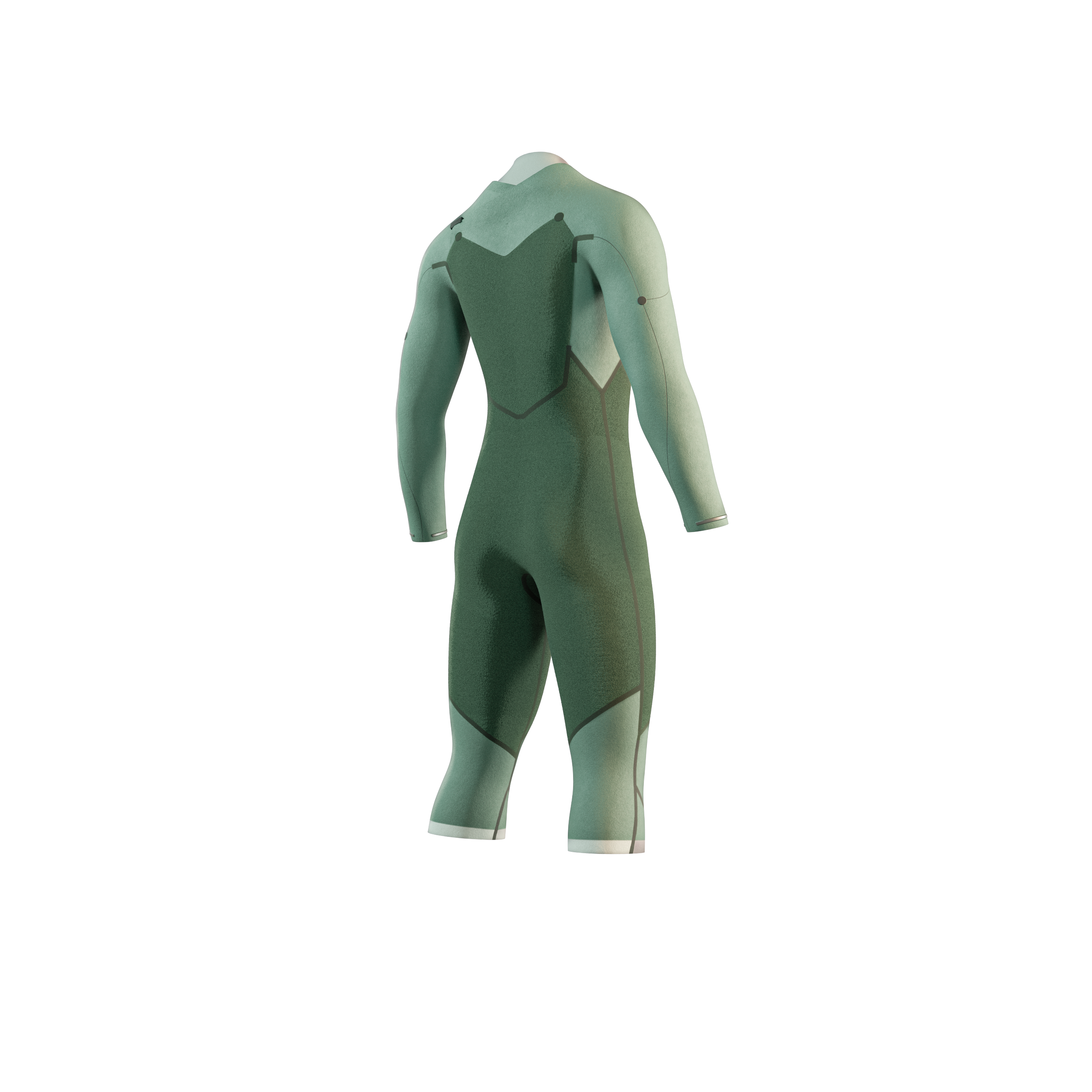 Mystic Motion Longarm Shortleg 4/3mm Fzip combin. noire