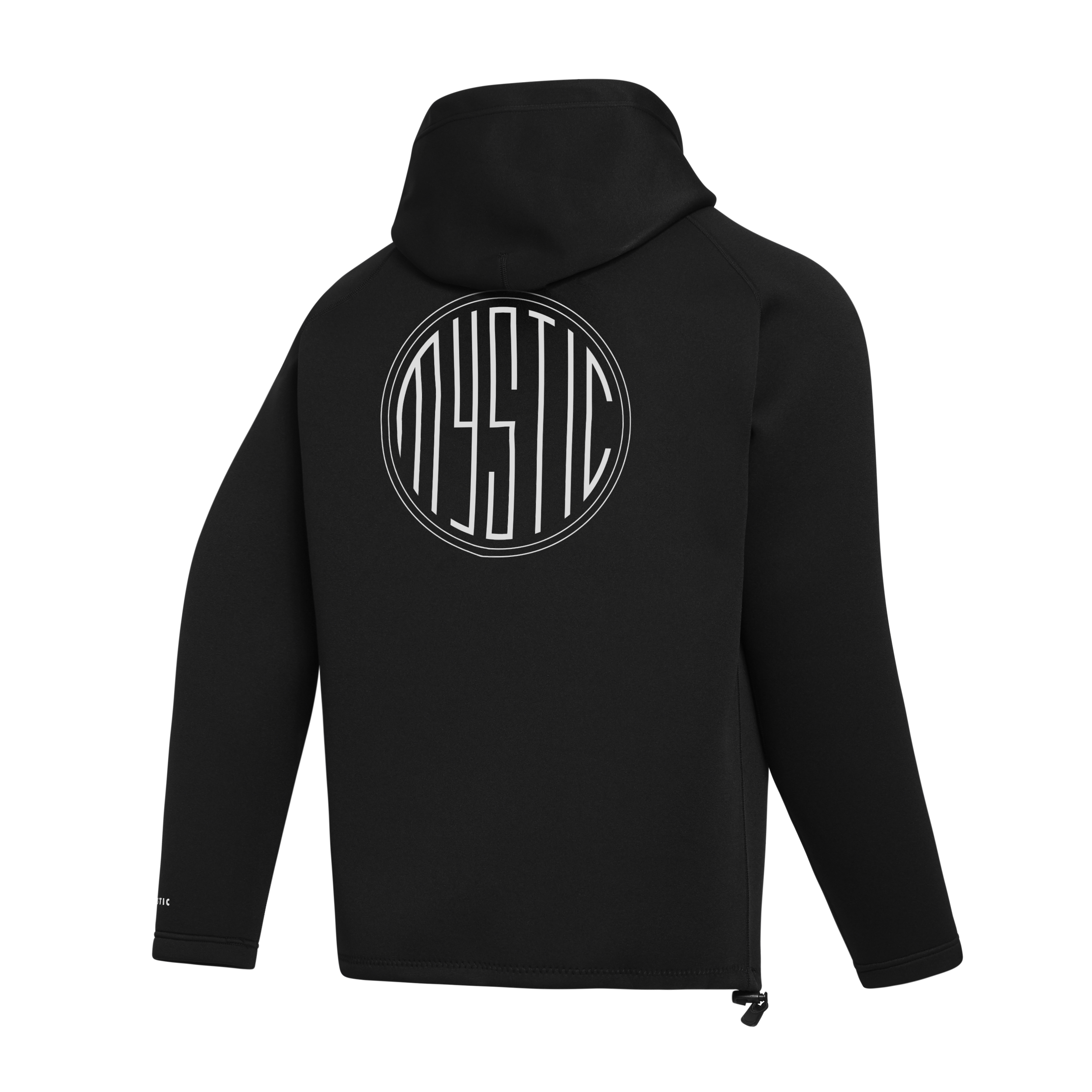 Mystic Grit Hoodie 2mm sweat néoprène noir coupe-vent