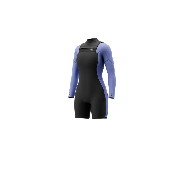 Mystic Haven Longarm Shorty 3/2mm Double Fzip shorty iris blue
