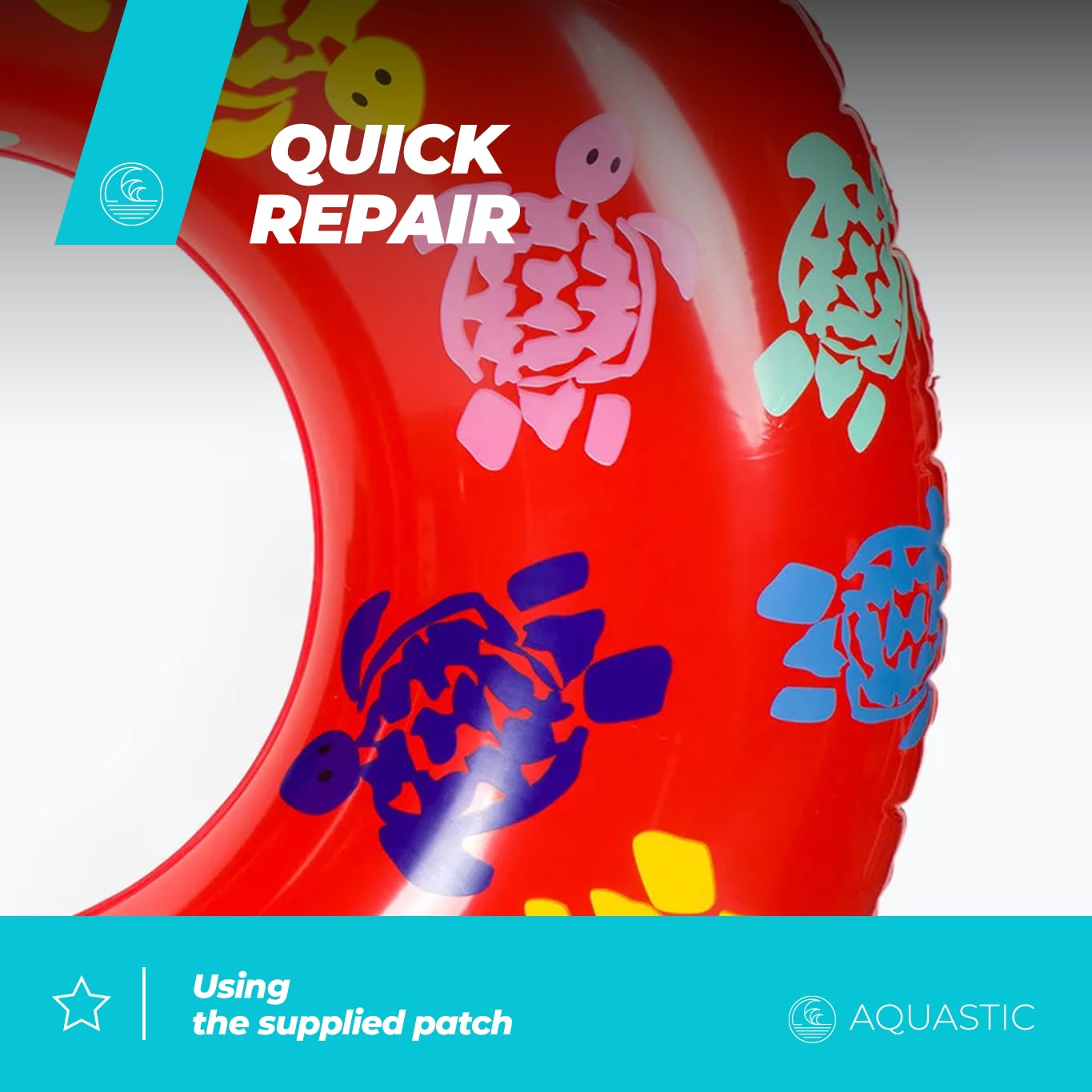 AQUASTIC ASR-118R bouée gonflable 118 cm rouge 80 kg