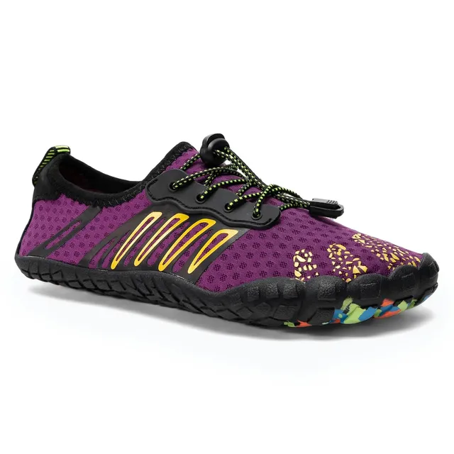 AQUASTIC chaussures aquatiques lilas lacets 35-46 semelle EVA