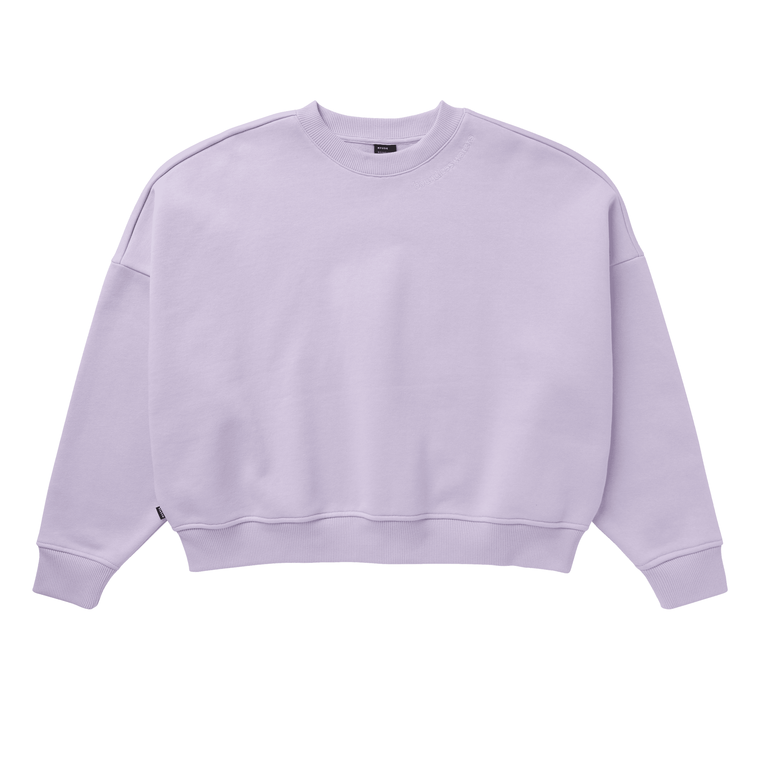 Mystic Dropped Shoulder Crew sweat femme lilas