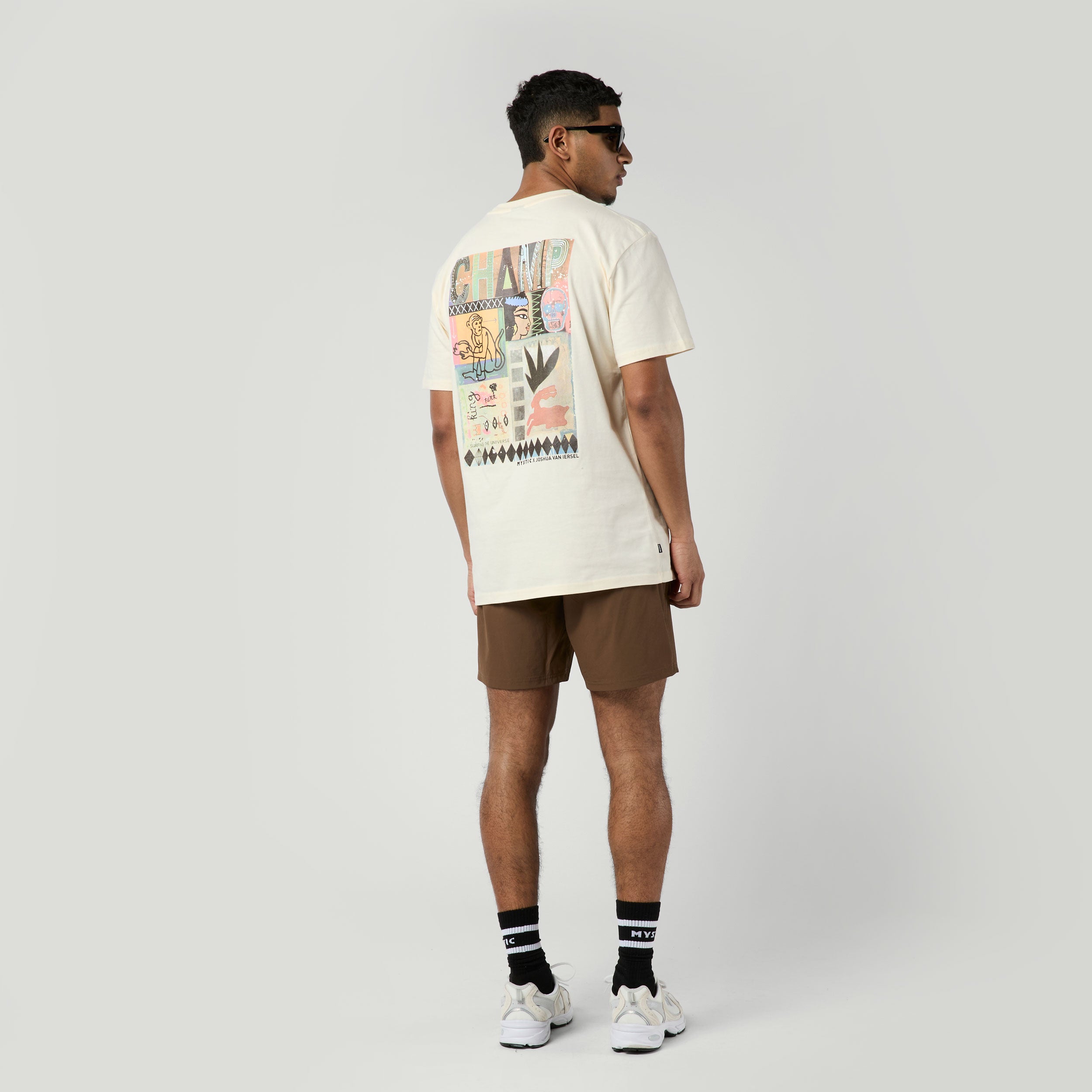 Mystic Funk Tee t-shirt blanc coton artistes